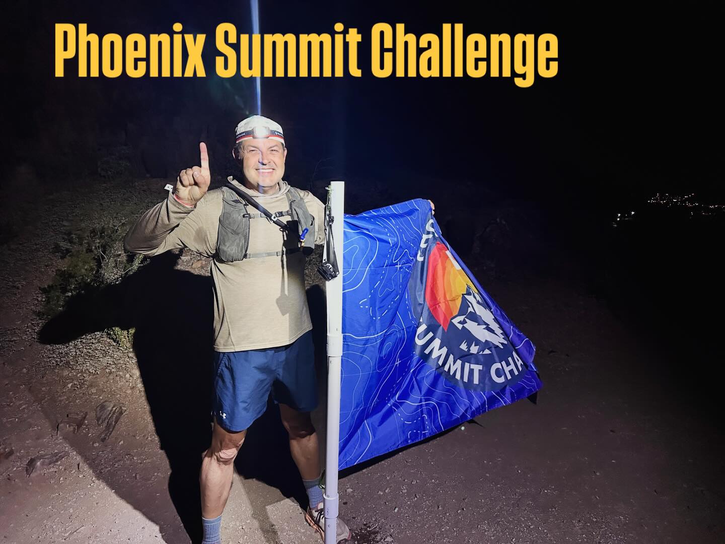 Has an amazing time hiking in the Phoenix Summit Challenge #psc2025 @phxparks #arizona #hiking
