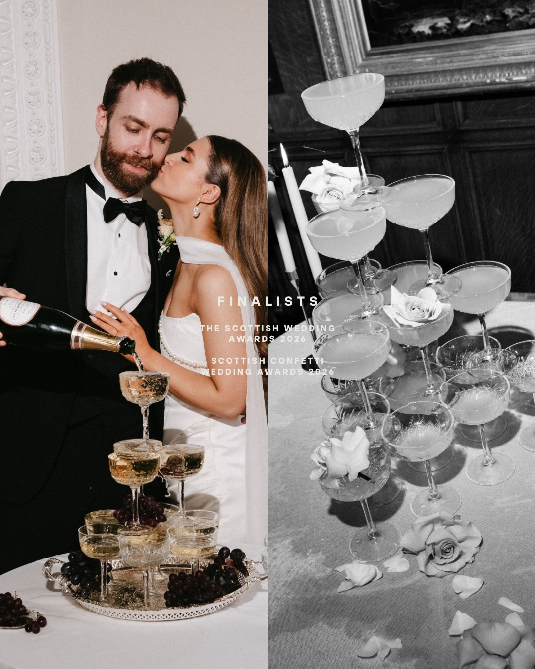 We’re proud to announce that we’ve been nominated as finalists in two major industry awards: The Scottish Confetti Wedding Awards 2026 and The Scottish Wedding Awards 2026.
We couldn’t have done this without our fantastic team, loyal clients, and friends who have supported and voted for us - thank you 🖤
___________________
#MobileBarHire #MobileBartendingScotland #WeddingBarHire