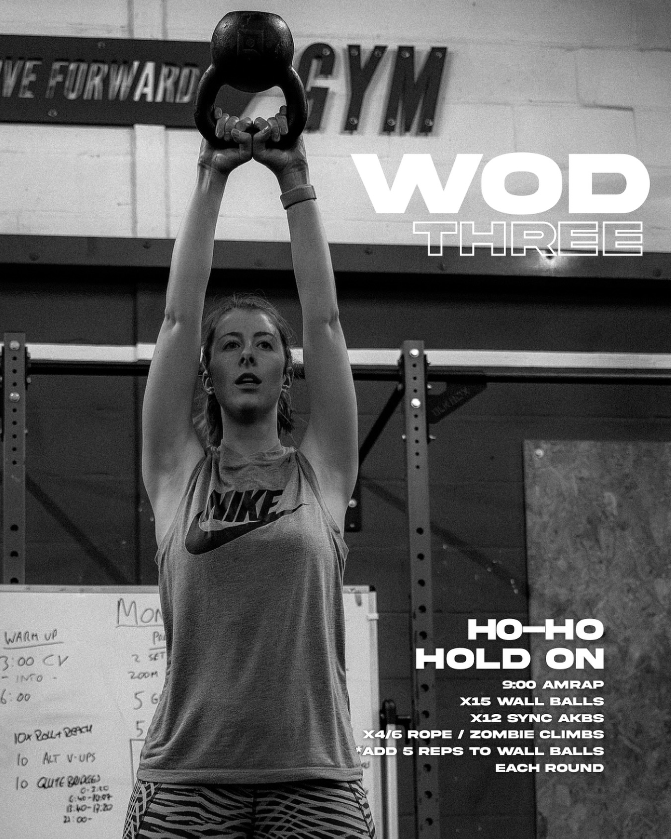 MFG Christmas Competition – WOD 3 Announcement! ☃️
“Ho-Ho Hold On” 🎅🏻
Strap in, team — WOD 3 is here to test your engine, teamwork, and grit with a spicy 9-minute AMRAP! 🫠
WOD 3 – 9 min AMRAP
Round 1 → 9:00
Wallballs: 15 → 20 → 25 → 30 → 35
Synchro AKBS: 12 each round
Rope Climbs / Zombie Rope Climbs: 4 / 6 each round 💪
Keep the reps sharp, stay synced, and chip away as the clock keeps ticking. This one is all about communication and consistency… finish strong and swing your way into the final event! ⚡️🔥
📷: @george.s1417
#christmascomp #wod3 #moveforwardgym #crossfitcommunity #teamcomp #holidaythrowdown #fitfam #mfgstrong