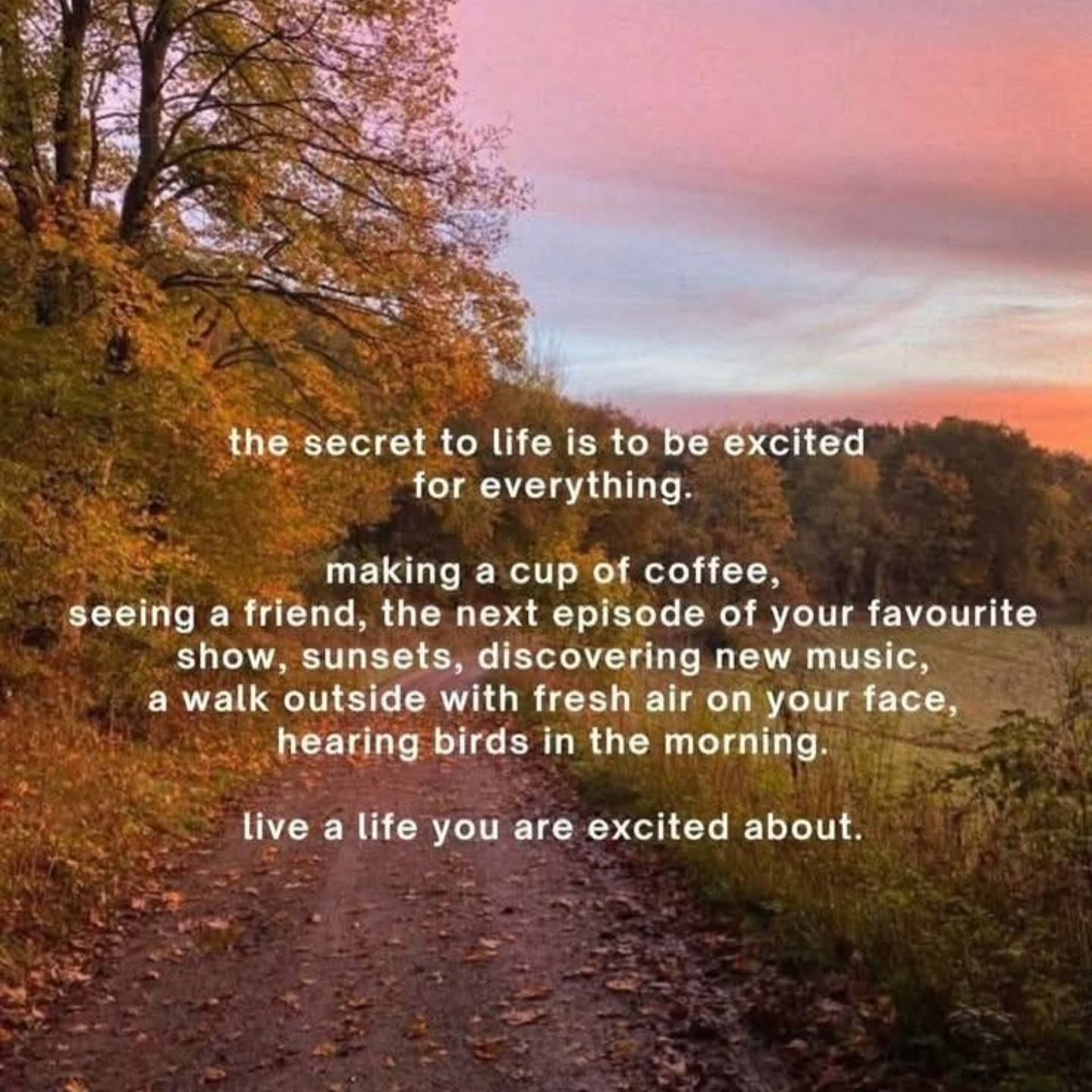 It doesnt have to be anything big or extravagant. The small things...they get us through the hard days. Be excited for all of it.
#life #yoga #wisdom #excitement