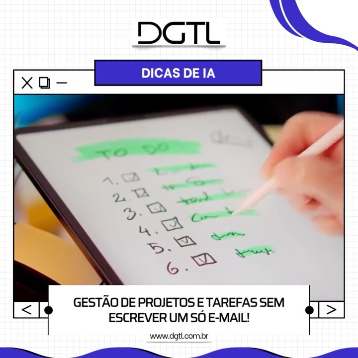 GESTÃO DE PROJETOS E TAREFAS SEM ESCREVER UM SÓ E-MAIL!
Sua ferramenta de gestão de projetos (PM) pode fazer muito mais! O ClickUp incorporou a IA para automatizar a documentação e a comunicação.
Aplicações Práticas (3 Ações):
✍️ Criação de Tarefas: Transforme notas soltas, e-mails ou mensagens de chat em projetos e subtarefas estruturadas.
📄 Geração de Docs: Escreva especificações de produtos (user stories) e planos de teste com um clique.
🔄 Resumo de Conversas: Resuma longos threads de comentários na tarefa, economizando tempo de leitura de toda a equipe.
Conexão DGTL: Otimiza o tempo de squads e equipes de produto, permitindo que o gestor se concentre em resultados.
#ClickUp #GestãoDeProjetos #PM #Produtividade #Automação #Tecnologia