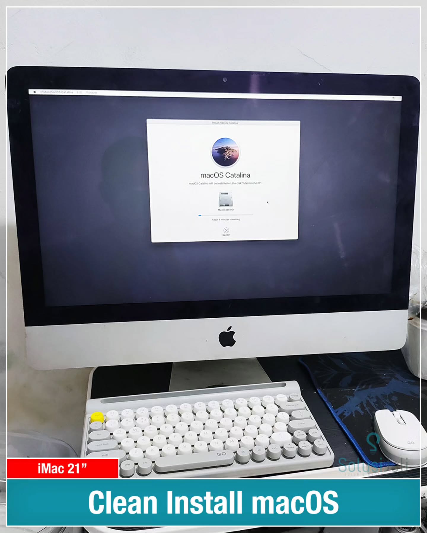 iMac milik Klien sempat dipakai oleh orang lain. Memang tipe lama, tapi masih enak dipakai. Minta bantu kita untuk di clean install agar bersih dan lancar lagi. AppleID, data-data, aplikasi, tidak mau bercampur. Pakai versi macOS terbaru yang resmi di support oleh iMac ini.
Teknisi datang ke Kost Klien di daerah Duren Tiga, Jakarta. Tidak perlu repot gotong-gotong iMac-nya ke tempat servis. Langsung kerjakan di lokasi sampai beres.
Sekarang iMac sudah bisa digunakan kembali.
#instalulangimac #formatulangimac #servisimacpanggilan
