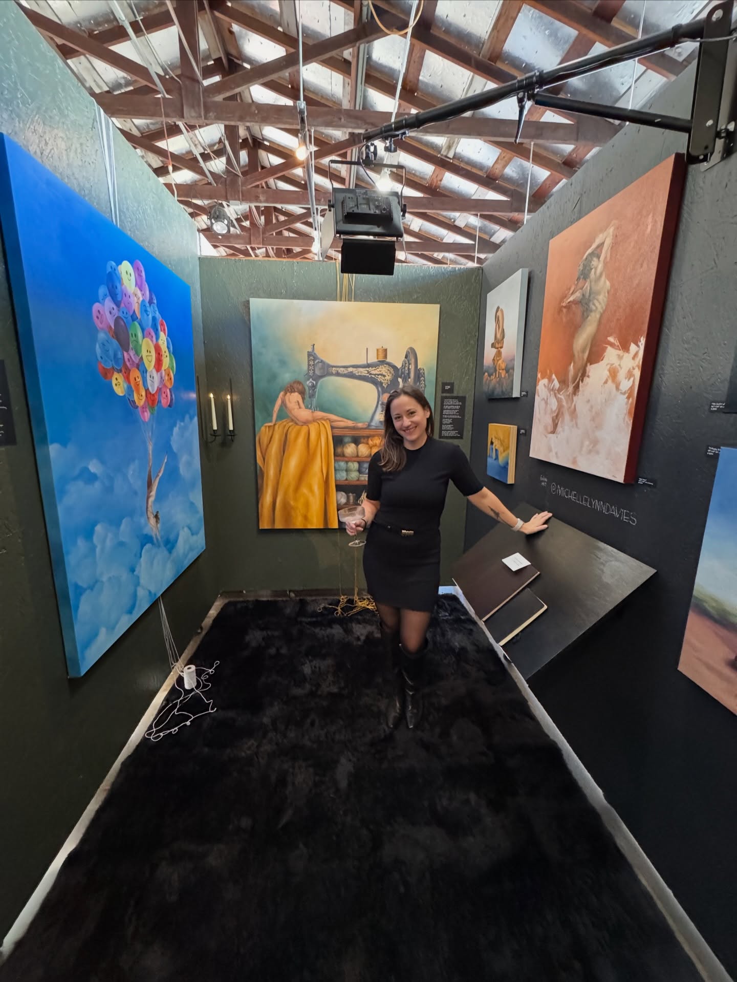 Thank you everyone for coming out to @location1980 ‘s 15th annual holiday art sale yesterday! I had a blast chatting with old and new friends of the gallery and sharing my new creative work from the last year. Happy holidays and thank you for all your support in 2025 🙏