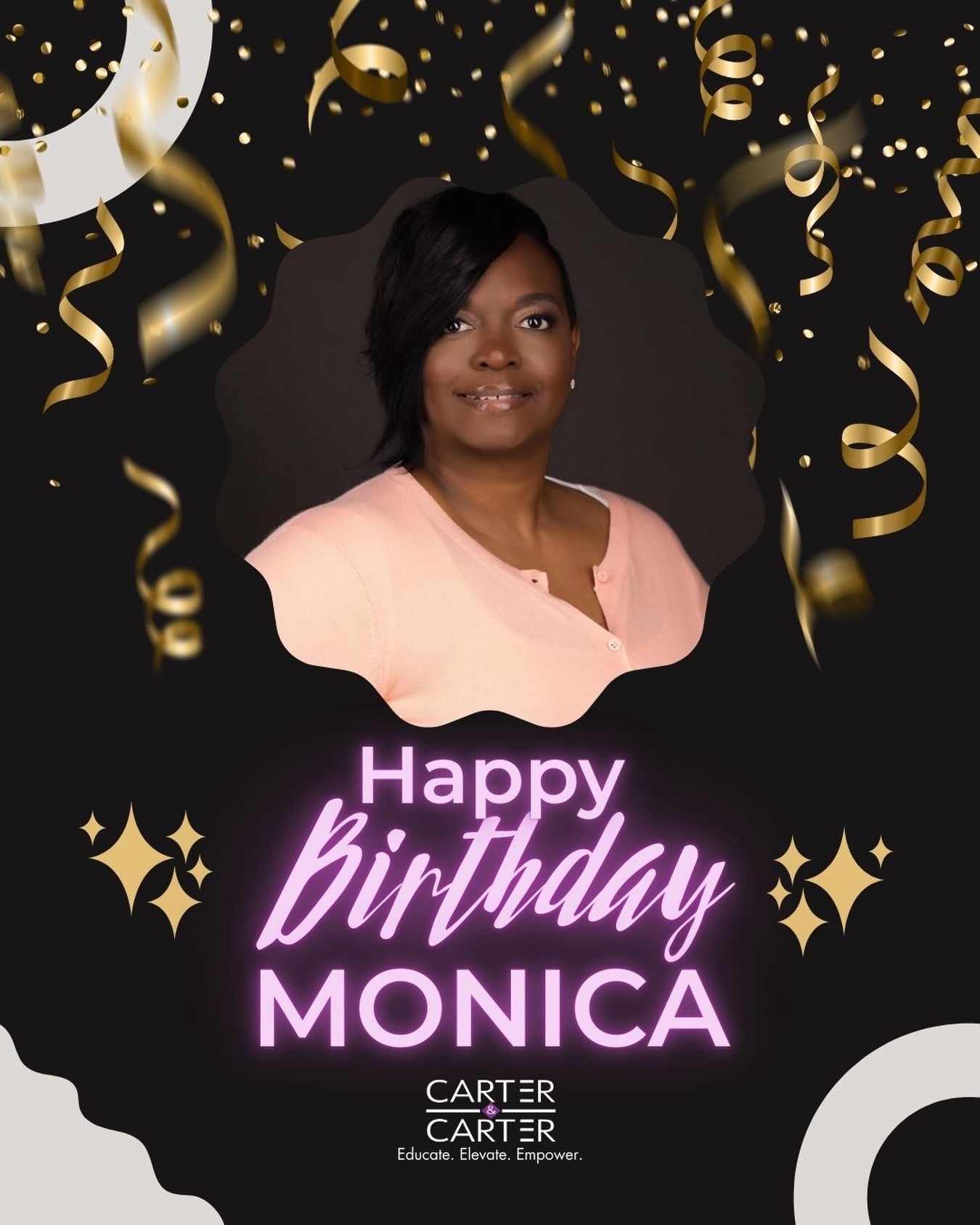 Happy Birthday, Monica!
A mother, a nurse, a wife, a homeowner — and a truly gifted agent who pours into people with heart and intention.
We’re grateful to have you on the team and excited for all that’s ahead. Cheers to your best year yet @monica_salescali 🥳
#HappyBirthdayMonica #saggitariusseason #CarterandCarter