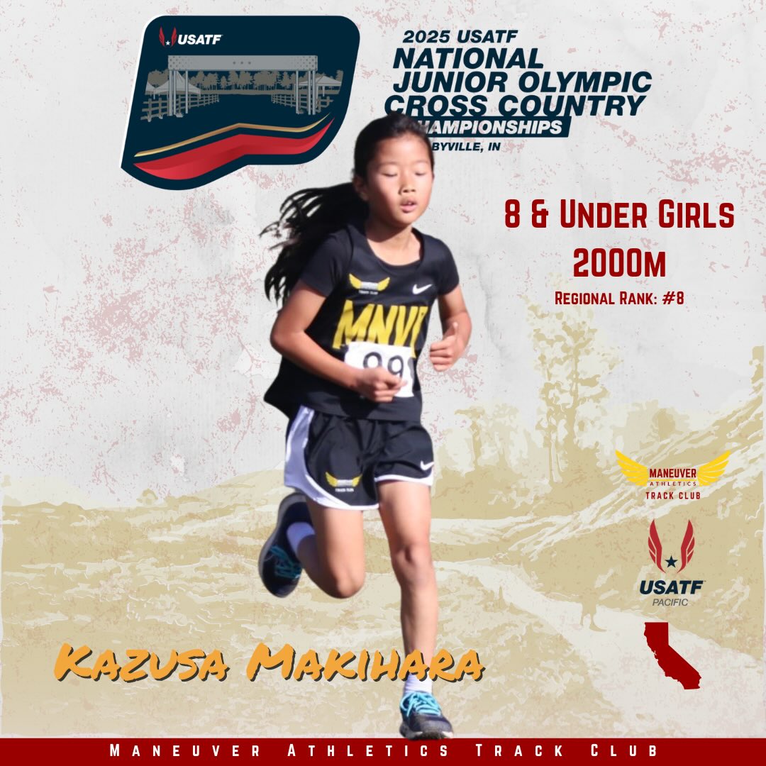 Shoutout to Kazusa Makihara, Obelix Ortiz, and Yamato Makihara as they head to Shelbyville, Indiana this weekend to compete in the 2025 USATF XC National Junior Olympic Championships! #usatfxcnationals #usatfxcjuniorolympics #pausatf #nothingslow