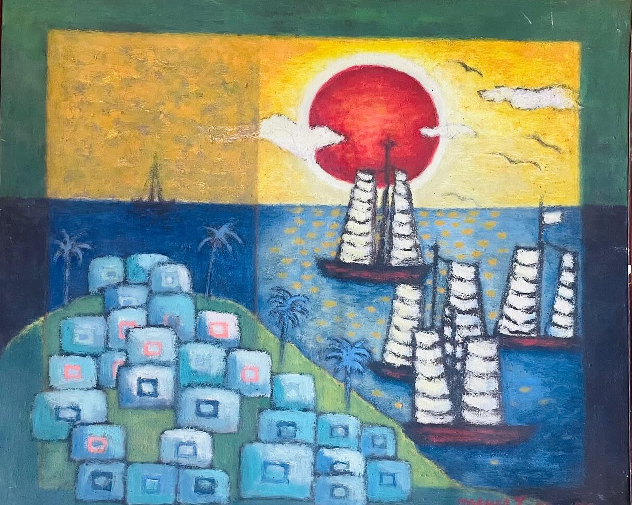 #offrezdelart pour Noël 🎄
Venez découvrir notre sélection de peintures, estampes, dessins, photographies et sculptures.
Focus sur cette œuvre touchante de Meyer Lazar qui met en lumière un artiste de l’École de Paris qui, dans les années 1950, a su trouver pleinement sa place et exposer largement. Une belle occasion de redécouvrir la sensibilité et la justesse de son travail.
Meyer Lazar (1923-1995)
1956
Mon petit village
Huile sur toile
Titrée, signée et datée 1956 au dos
54 x 65 cm
Prix : 650€
👨🏼🎨Meyer Lazar (1923-1995), de son vrai nom Marcel Lazarovici, est un artiste-peintre roumain, israélien et français, né le 4 octobre 1923 à Galați, en Roumanie, et décédé en 1995. Il est parfois surnommé « le dernier peintre juif de l’École de Paris ». Élevé à Bucarest, il se passionne pour l’art dès l’enfance et fréquente l’École des Beaux-Arts. Son parcours est interrompu en 1941 lorsqu’il est interné dans un camp de travail forcé en Roumanie durant la Seconde Guerre mondiale. Après s’être évadé en 1944, il émigre en Palestine mandataire (futur Israël) et travaille dans un kibboutz avant de rejoindre les Forces de défense israéliennes, tout en continuant à peindre.
Animé par un fort désir d’expression artistique, Meyer Lazar s’installe à Paris. Son œuvre est profondément lyrique et se caractérise par une utilisation vibrante et expressive de la couleur, qu’il considérait comme de la « poésie ». Son style récapitule les grands mouvements post-cézanniens du début du XXe siècle, mêlant des influences expressionnistes, cubistes et fauves.
Il est célèbre pour ses paysages oniriques, ses scènes de la nature et ses thèmes bibliques
Ses œuvres sont exposées dans d’importants musées israéliens, notamment à Tel-Aviv et Jérusalem.
📍Toutes les œuvres sont visibles sur rendez-vous.
Collection Stéphanie Peyrissac et @geraldinegoldwaser
9 avenue de Lamballe 75016 Paris
☎️ +33 6 11 72 55 88
📧 contact@collectionstephaniepeyrissac.com
#collectionstephaniepeyrissac #ecoledeparis