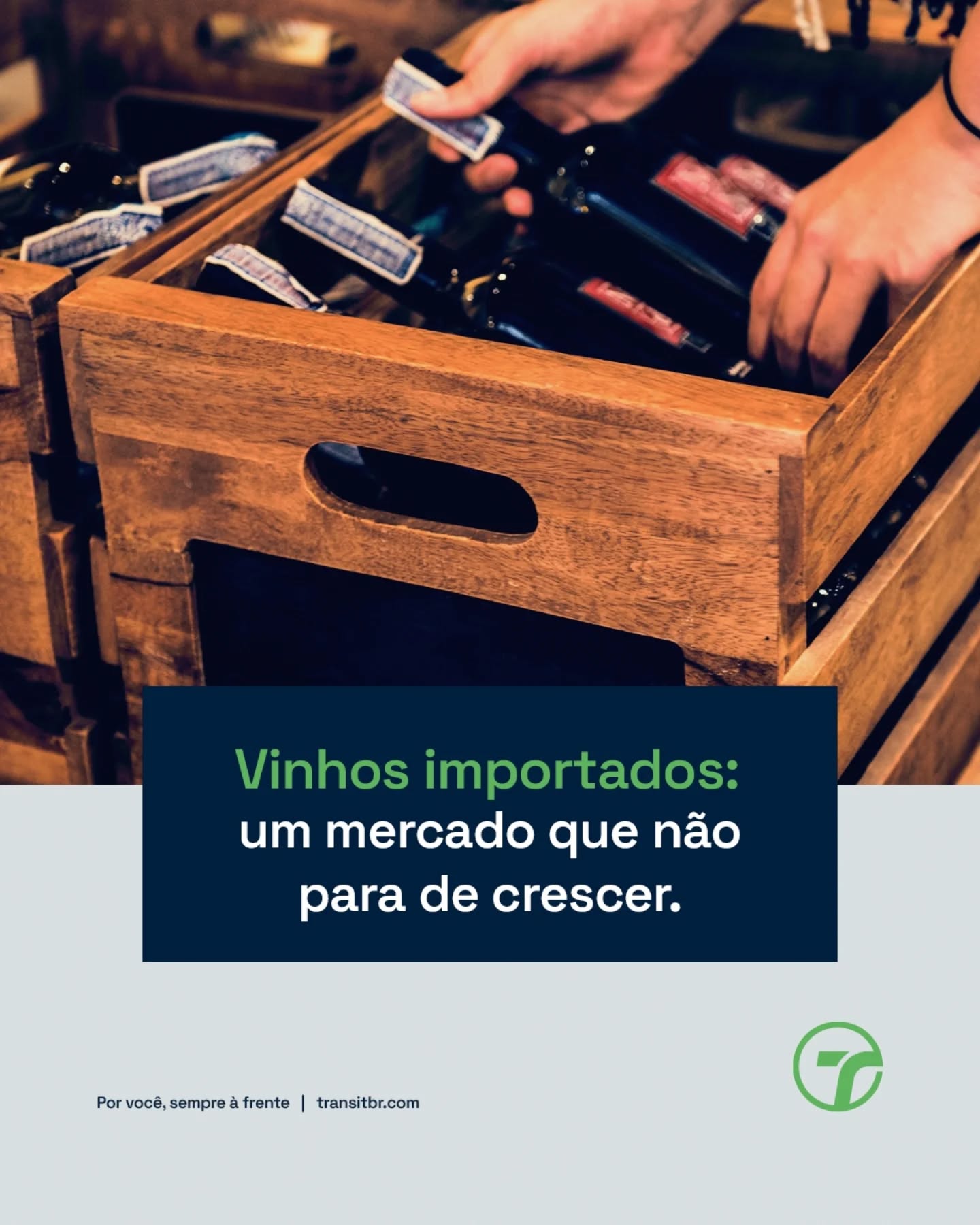 🍷 Se tem uma coisa que só cresce no Brasil é o consumo de vinho e tem época do ano que as vendas disparam.
Por exemplo, na Páscoa, ele virou presente e representa 20,6% das vendas de toda a categoria de bebidas nessa época. Esse movimento continua logo depois com a chegada do inverno, quando o consumo naturalmente se intensifica e o mercado segue forte.
Só no primeiro trimestre deste ano foram mais de 110 milhões de garrafas comercializadas. Ou seja, a demanda não para.
E aí, vamos embarcar suas garrafas? Fala com a gente no Whats: (47) 3046-9350. 💚
#transitbr #comercioexterior #importacao #agentedecargas