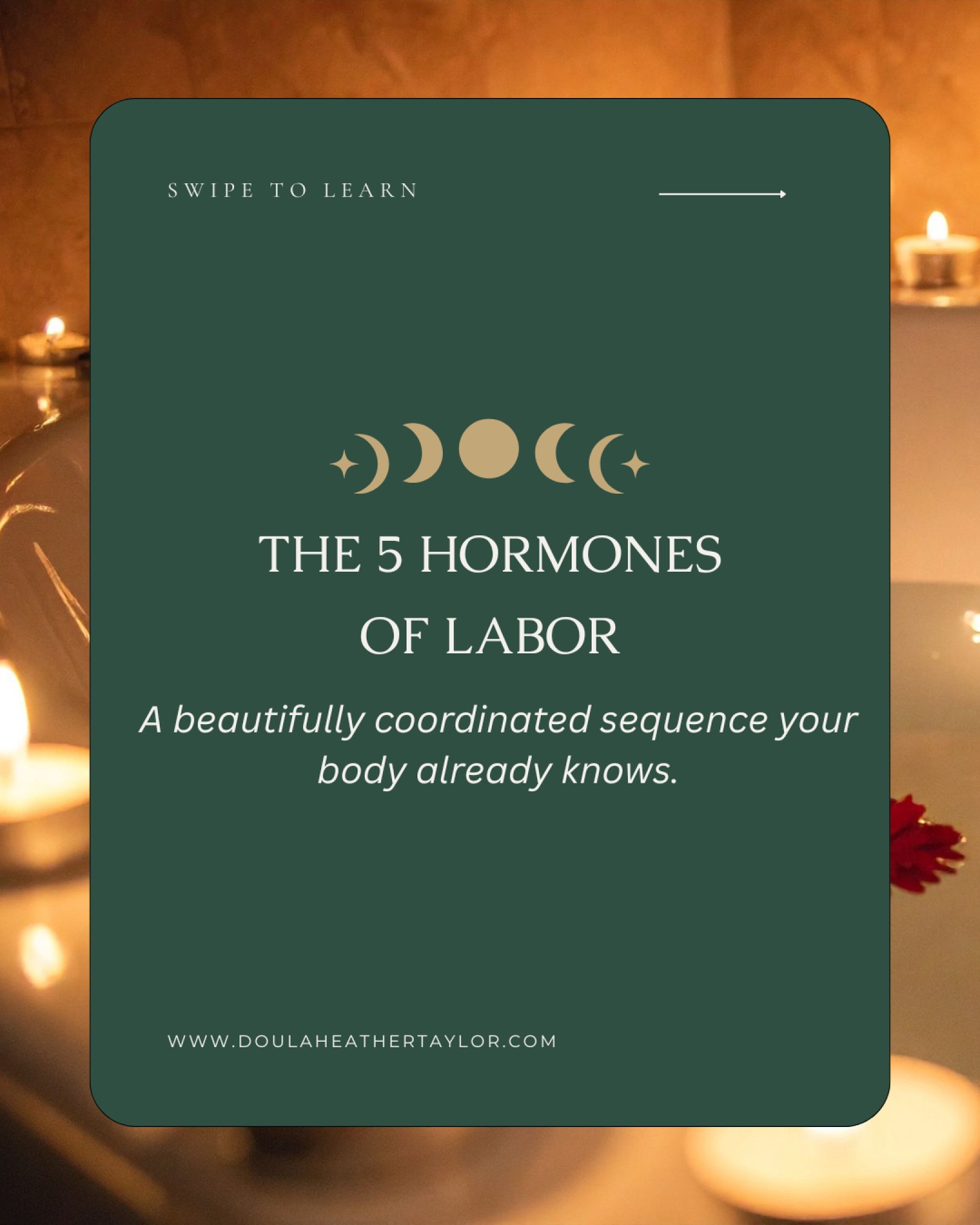 Labor isn’t just muscles contracting — it’s hormones working together in a purposeful sequence.
✨ Oxytocin: starts the wave
✨ Beta-endorphins: help you cope + go inward
✨ Catecholamines: give you energy for transition
✨ Prolactin: opens you to bonding
✨ Melatonin: strengthens the rhythm in low light
When you protect your environment (dim light, safety, privacy, warmth), your hormones do exactly what they’re meant to do — and labor becomes more efficient, more manageable, and more connected.
Your body isn’t a mystery. It’s intelligent, responsive, and designed with intention.
If you want support preparing for a physiological, connected birth — I’d be honored to walk that path with you.
DM me for doula availability or childbirth class details. 💚
#DoulaHeatherTaylor #SanDiegoDoula #BirthDoula #NaturalBirthSupport #HolisticBirth #PhysiologicalBirth #BirthEducation #ChildbirthPreparation #BirthHormones #Oxytocin #LaborSupport #PrenatalSupport #EmpoweredBirth #MotherhoodJourney#SanDiegoMoms #SoCalMoms