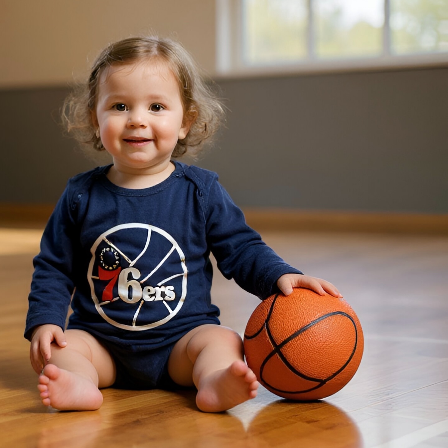 .
Start ‘em young. Rep the Sixers. 🔵⚪🔴
This baby bodysuit was made for the tiniest Philadelphia 76ers fan — with a soft cotton base, a clean design, and team pride stitched in.
🧵 Personalized
🍼 Baby-sized
🏀 Team-approved
Because when you grow up in a house that lives and breathes basketball, your first outfit needs to bring the energy.
And guess what? This was just one of two custom jerseys we made for this little baller.
#76ersBaby #MiniFanBigEnergy #BasketballBabywear #HandmadeForBallers #NBAInspired #TinyButMighty #PhillyBabyStyle #PersonalisedBabyClothes
