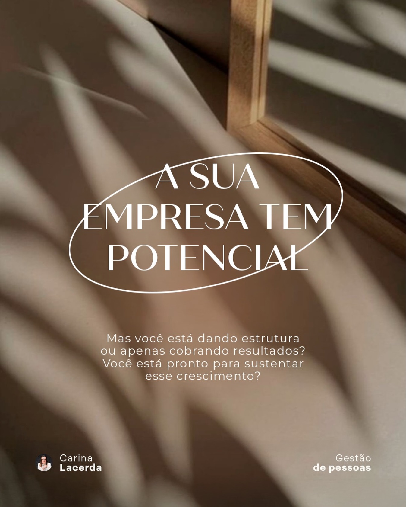 Sua empresa tem potencial.
Mas potencial não sustenta crescimento sozinho.
Muitos negócios começam a crescer… e os donos acreditam que só acelerar é suficiente. Mas a verdade é que, sem estrutura, processos claros e pessoas bem conduzidas, o crescimento vira peso, não conquista.
Crescer não é só vender mais.
É ter equipe alinhada, comunicação clara, liderança presente e direção estratégica para que cada resultado seja sustentado no longo prazo.
Antes de cobrar mais, você precisa garantir o básico:
as pessoas sabem o que precisam fazer? Entendem o porquê? Recebem suporte? Têm clareza do caminho?
Porque o crescimento que vem sem estrutura é o mesmo que desmorona de repente.
Sua empresa tem potencial, a pergunta é:
você está preparado para transformar esse potencial em performance real?
Acesse o link na bio ou me chama no direct
