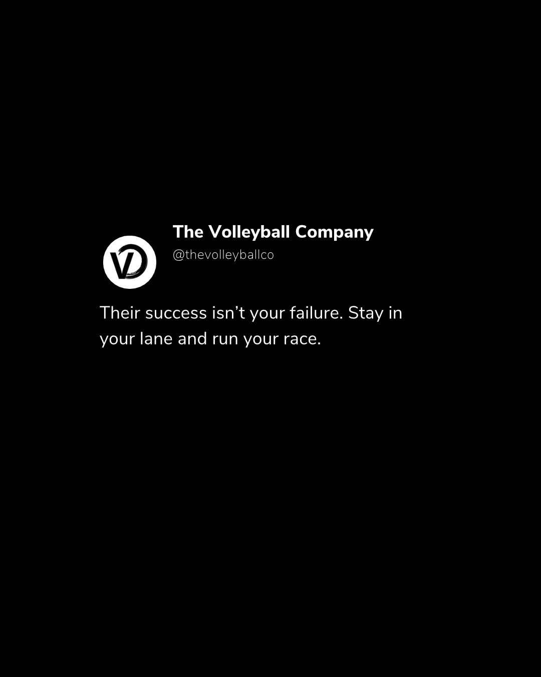 Their success isn’t your failure.
Stop competing with other people and start competing with yesterday’s best.
Stay in your lane and run your race.
Comment “YES” if you agree✨
#volleyball #athletetraining #mindset #confidencequotes #confidencecoach #volleyballplayer #highlevel #mindsetmotivation #athletequotes #coachquotes #sportscoach