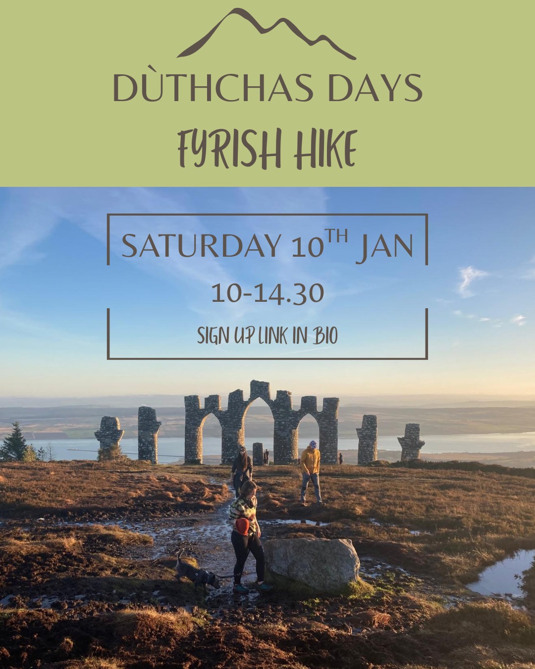**postponed due to snowy weather!**
What better way to begin 2026 than by nourishing your mind and soul with nature?🌳
Join me for a social hike up to Fyrish Monument, for a day of nature connection amongst like-minded others.