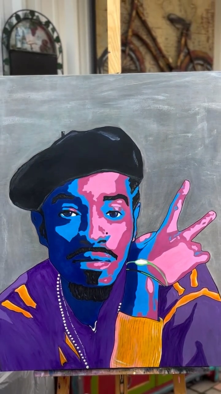 It’s the one, the only, ANDRÉ 3000! 🎤🎨 What’s cooler than being cool? ICE COLD!!!
I had an absolute blast working on this legend. From spitting classic bars as part of OutKast to exploring the ambient sounds of the New Blue Sun, André 3000 is the definition of an artist constantly evolving. It was an honor to capture his ethereal spirit in this piece. And timely with his current induction to the Rock & Roll Hall of Fame. What an inspiration. 🫡🔥💜🤩🎶🙌🏾
And biggest of shoutouts to @nykonevada & @nyteryder357 for always keeping me on my toes, and your endless support 🙏🏾💜
#andre3000 #outkast #music #hiphop #atl #artcomission #artbydmos #musicfan #art #artlife