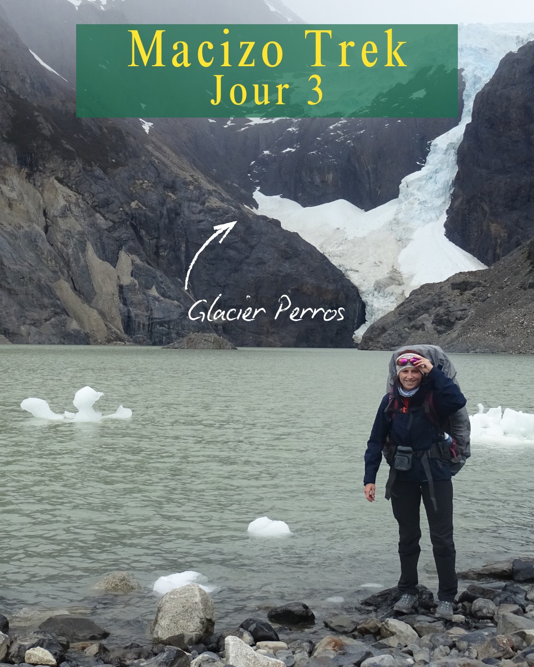 "O" T R E K - P A T A G O N I E
Jour 3: De Dickson à Perros
🤙Levé 6h30 après 10h de sommeil (la trentaine ça).
Très petit petit-déjeuner et départ à 8h00 (on lorgne le repas indécent des Canadiens..Ça a l'air si bon!…) 🌮
La marche du jour est assez courte (12km), tout en sous-bois, pas de vent, beaucoup de ponts à traverser et des Québécoises qui marchent beaucoup trop vite! TABERNACLE
🏔Juste avant l’arrivée, nous avons un beau point de vue sur le glacier de Los Perros ainsi que sur son lac glaciaire.
Le Dieu Windguru s'énerve et la pluie se mêle à la fête.
☂️C'est donc ça la pluie Chilienne ! Bordel avec le vent aucun angle n'est épargné..! Mais au moins, après l'averse ça sèche vite.
☃️Ce soir c'est douche froide ! (il va falloir attendre pour avoir des cheveux propres, la technique de la tresse tu connais!).
#chili #torresdelpaine #sport #montagne #patagonia #trekking #chili #trek #chile #montagne #lake #lago #macizotrek