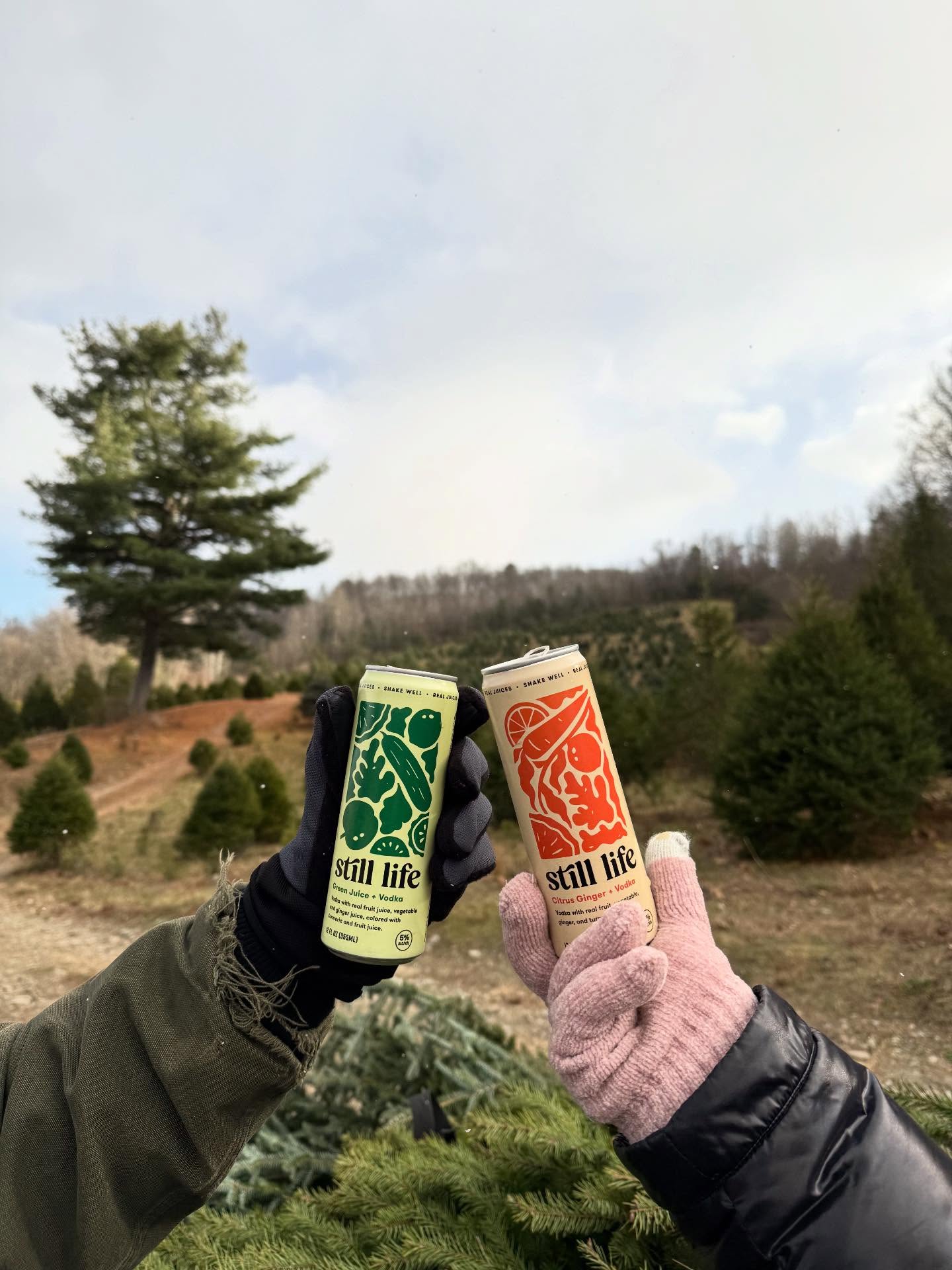 Green juice > eggnog
This December, trim the tree and the ingredient list - canned cocktails shouldn’t have added flavors and sweeteners. Stick with still life, all real juices, for any holiday needs 🌲🎁🥕🥒