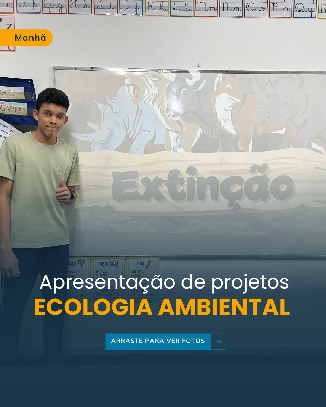 A turma do Ensino Médio encerrou mais um bimestre com a apresentação dos projetos, dessa vez com a temática “Ecologia Ambiental”.
Os alunos capricharam na criatividade!
#colegioeg #educaçãoespecial #educacaoespecial #educacaoinclusiva