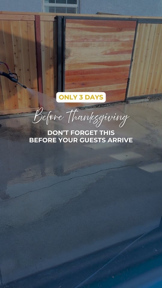 They’ll notice. 👀 It’s the very first thing they’ll step on. 🚶♀️
🦃 Only three days before Thanksgiving, the entryway becomes the star of the show. Your driveway, walkway, and porch can get slippery with dirt buildup, and with family arriving soon, safety matters. 🍂
🚿 A quick pressure wash clears debris, mud, and slick spots so your guests can walk in safely, comfortably, and confidently.
Check our remaining availability this week before the long holiday. Don’t wait. 🚨
📞 714-831-7146
📲 FREE ESTIMATE | Call us today!
✅ Licensed • Insured • Safety-Certified
🌐 Website link in bio
#loyalexteriorcleaning #pressurewashing #windowcleaning #roofcleaning #solarcleaning #softwashing #windowscreen #powerwashing #cleaningservices #buildingwash #christmaslights #residentialcleaning #commercialbuilding #luxuryhomes #socalrealestate #cleaningcompany #socal #losangeles #orangecountyca #socalhomes #propertymanagement #realestate #propertymanagers #realtor #exteriorcleaning