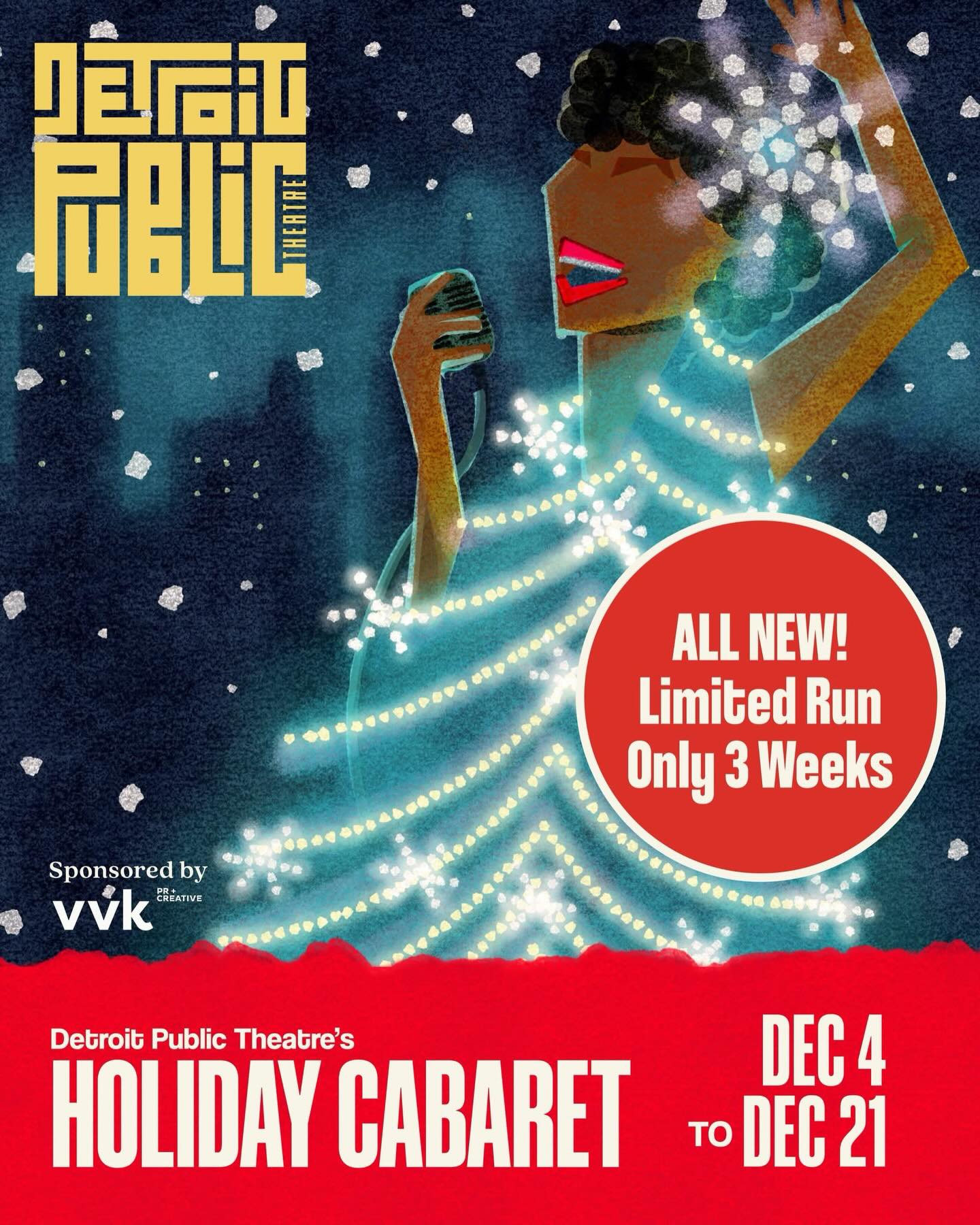 Tonight, we open the 3rd Annual Detroit Public Theatre Holiday Cabaret. I’m not gonna lie, the last two short weeks of rehearsal and tech has been very difficult. Pulling triple duty...again...as performer, vocal arranger and music director has pulled me in so many directions. Adding to that three new cast members and arranging 26...yes, 26...NEW songs had me at my breaking point.
But the last two preview performances have shown me that the show that @cjdb16 have put together is something that audiences are literally howling at. The response already has been incredible and I cannot wait to officially open tonight. This cast is powerful as hell - I am ***so*** lucky to have @bryanahall, @lulufallofficial, @soy.ecks and @mariahcolby_ joining this year’s show, bringing immense talent, humor and vocals to the stage.
Just as this show has become my holiday tradition, I would love it to be yours as well. This show is good. Really good. And it’s going to sell out as we only have 15 shows in total for our run.
So please...get your friends or family members (don’t bring your young kids) and BUY YOUR TICKETS NOW. As always, there are 10 tickets held back for every performance in person at the box office 2 hours before the show for just $25 each.
It’s funny and irreverent and lovely and weird as shit, I want you all to be there.
🎟️ Tickets here 🔗: https://bit.ly/cabaret-tix-dpt-s11
#dptholidaycabaret #dptseason11 #detroitheatre #detroitpublictheatre