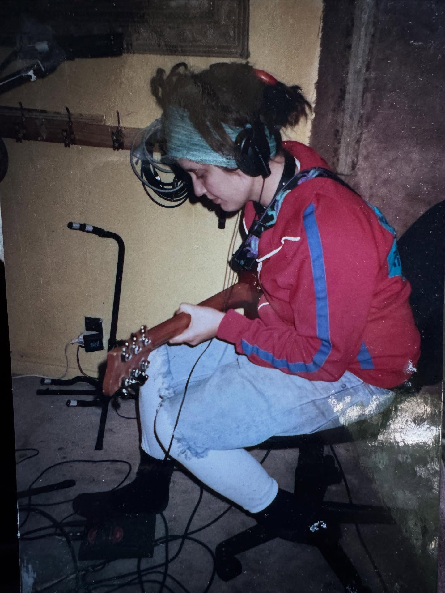Baby Lawless recording first album with one of my first bands… anyone know the names??? 💫🦄
This song is off my album Ouroboros… is called Outta Here, it’s on YouTube and Spotify…
