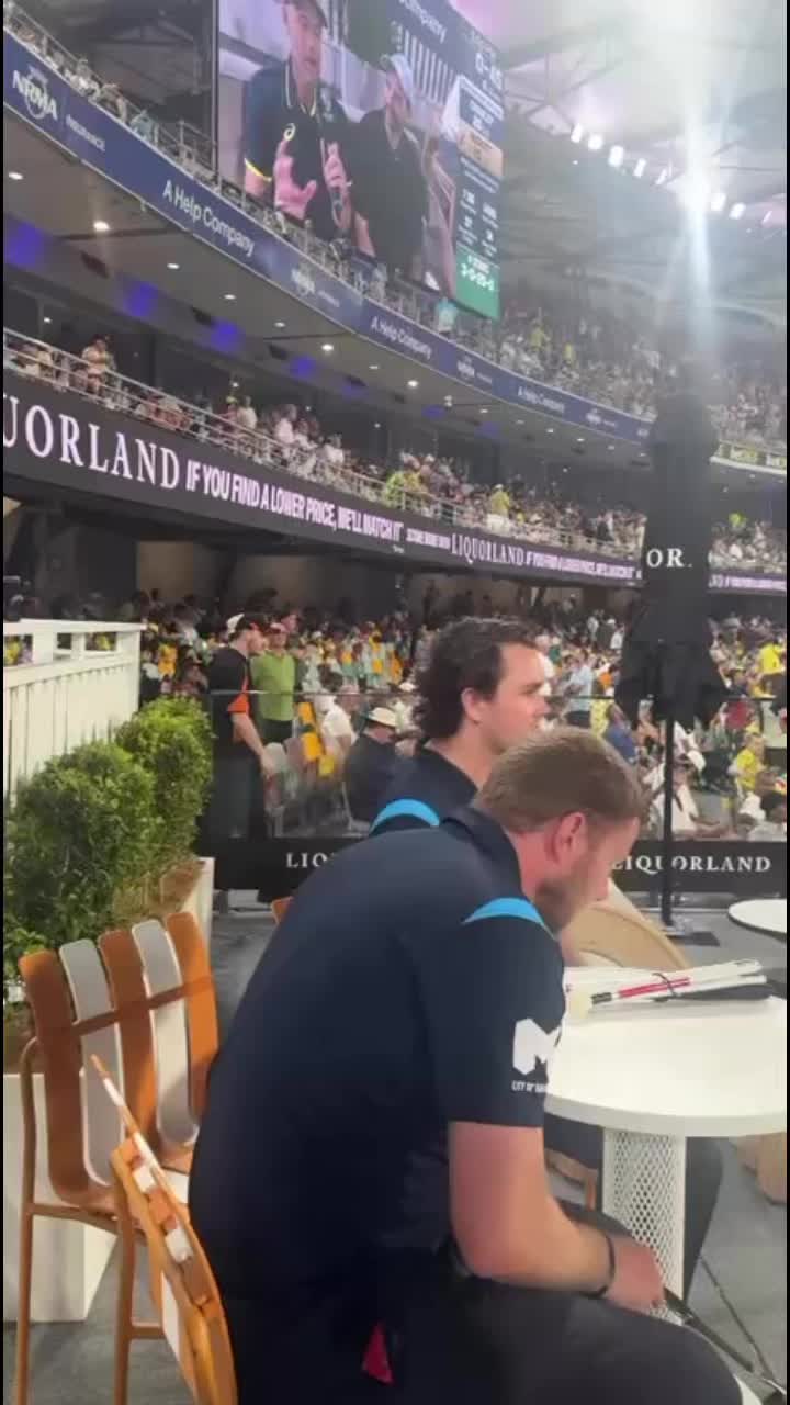 VBCA team members enjoying some fantastic Ashes hospitality at the Gabba tonight during their weekend with Queensland Blind Cricket Association. Thanks to Cricket Australia / Cricket Victoria #blindcricket