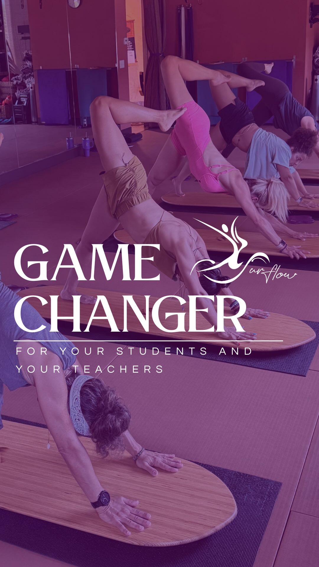 Ride the Wave of Fitness Innovation! 🌊
Our SURFLOW WORKSHOP is a game-changer! This high-energy class blends mindful movement with intense core and balance training on unstable boards, giving students an exhilarating full-body workout.
ELEVATE your practice and learn to truly FLOW!
This reel is your sign: Studios should add unique workshops like this!
They are a powerful tool to boost studio revenue, attract new clients, and offer a novel way to build real-world stability and strength. Ditch the routine and start creating buzz with experiences that challenge and excite your community.
Ready to make a splash? 📩 Message us about bringing Surflow to your studio!
#Surflow #StudioWorkshop #FitnessTrends #BalanceTraining #CoreStrength #StudioInnovation #Flow