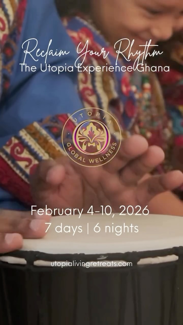 🥁✨ Reclaim Your Rhythm: The Utopia Experience Ghana ✨🌍
What if your next journey awakened something deep within — your rhythm, your joy, your power?
From the heartbeat of the drums to the spirit of the dance, Ghana invites you to move, breathe, and be yourself again. This is where culture, connection, and wellness unite in perfect harmony.
🗓️ New Date Alert: November, 5-11 2026 | 7 Days / 6 Nights
Experience the magic of:
✨ Vibrant Drumming Circles & Traditional Dance
✨ 5-Star Resort Accommodations
✨ Cultural & Real Estate Tours
✨ Morning Mindfulness & Utopia Coaching
✨ Curated Dining & Luxury Spa Indulgence
✨ 11+ Immersive Ghanaian Experiences — from Accra’s bustling markets to the shores of Cape Coast.
This is more than a retreat — it’s a return to rhythm, heritage, and healing.
Reclaim your Rhythm. Reignite your Joy. Reconnect with Yourself.
🌟 Limited spaces available — reserve your place at utopialivingretreats.com
Join our next Q&A call to learn more 💫 Link in bio
#ReclaimYourRhythm #UtopiaExperience #UtopiaLiving #Ghana2026 #LuxuryWellness #CulturalEnrichment #HeritageAndHealing #MindfulTravel #WellnessJourney #TravelWithPurpose #wanderlust #travel #travelgram