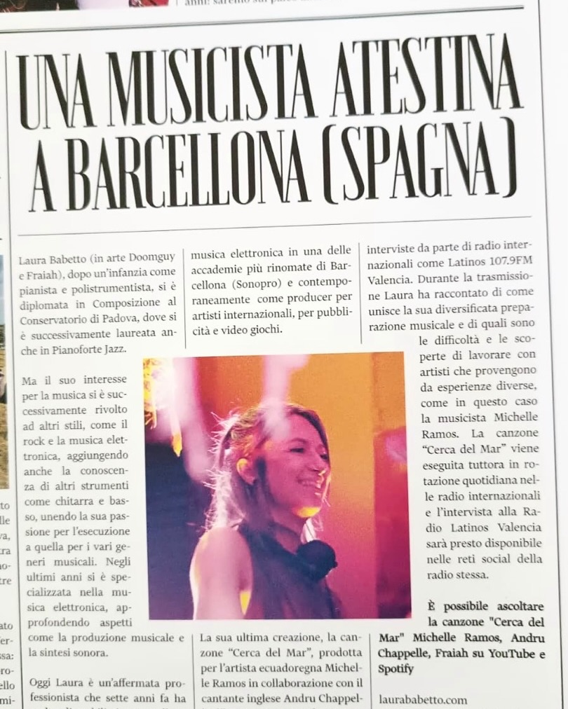 Guarda mamma sono sul giornale! (lol) a big thanks to “Soto i Porteghi” the newspaper from my hometown in Italy, for featuring me and my achievements around the world! makes me feel closer to home 🏠🍕
📸 from from a video by @cerebrocinema from my last dj set at @revive_socialart