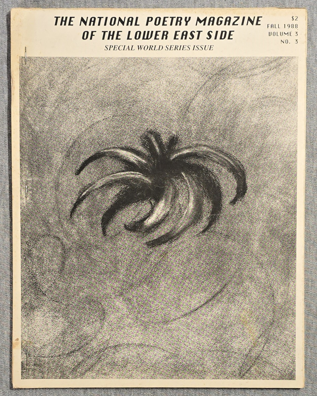 This 1988 issue of The National Poetry Magazine of the Lower East Side feels like a snapshot of New York’s late-80s literary underground. With work from Suzan-Lori Parks, Jim Feast, Stephen Paul Miller, and others, it catches that blend of grit, experimentation, and restless energy the neighborhood was known for. You can find it at TiltedBooks.com.
#NYC #SmallPress #Poetry #IndiePress #TiltedBooks
