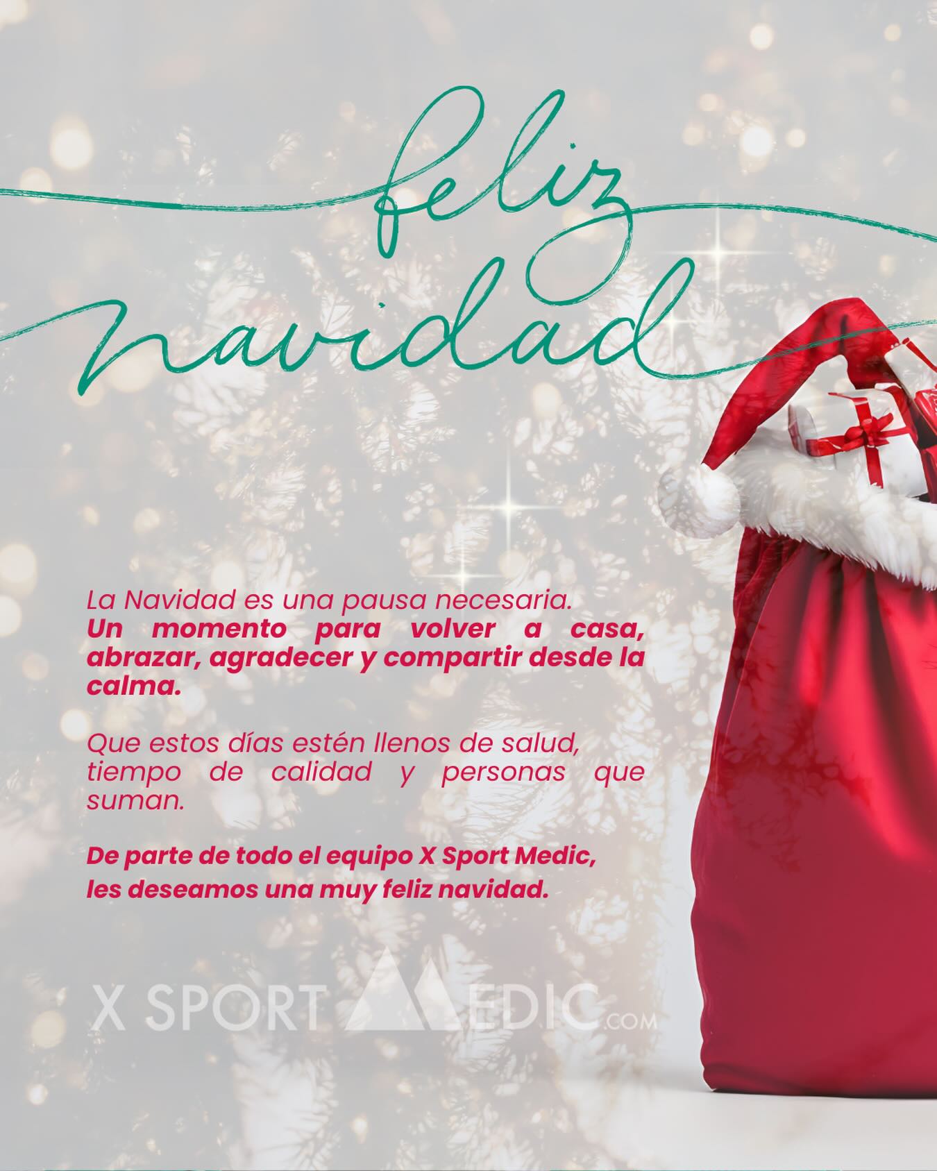 En Navidad bajamos el ritmo, compartimos más tiempo en casa y nos reencontramos con lo que realmente importa.
Desde X SPORT MEDIC queremos desearles unas fiestas llenas de salud, calma y momentos seguros junto a quienes aman.
Gracias a nuestros clientes, nuestra comunidad y nuestro equipo por confiar, sumar y trabajar con nosotros durante este año.
Seguimos comprometidos con cuidar la vida, dentro y fuera de cada evento.
Felices fiestas les desea X SPORT MEDIC.
🎄💙