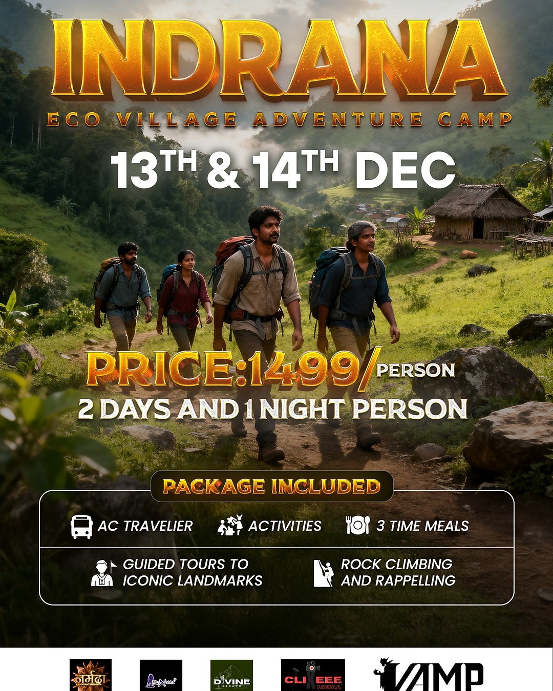 🌲 Ready to embrace the wild? Join us for the Indrana Eco - Village Adventure Tour - a 2-day exciting trek & camp experience with Trexpert! Link in Bio
https://www.trexpert.co.in/event-details/indrana-eco-village-adventure-tour
#Trekking #NatureLovers #Adventure #TrexpertAdventures #IndranaEcoVillage #TrexpertTrekCamp #IndranaTrek2025 #EcoVillageAdventure #TrekWithTrexpert #IndranaEscape
#AdventureWithTrexpert
#IndranaSummitChallenge
#TrexpertCamping
#WildIndranaExperience
#NatureThrillTrexpert
#SidhbabaPeakTrek
#ExploreWithTrexpert