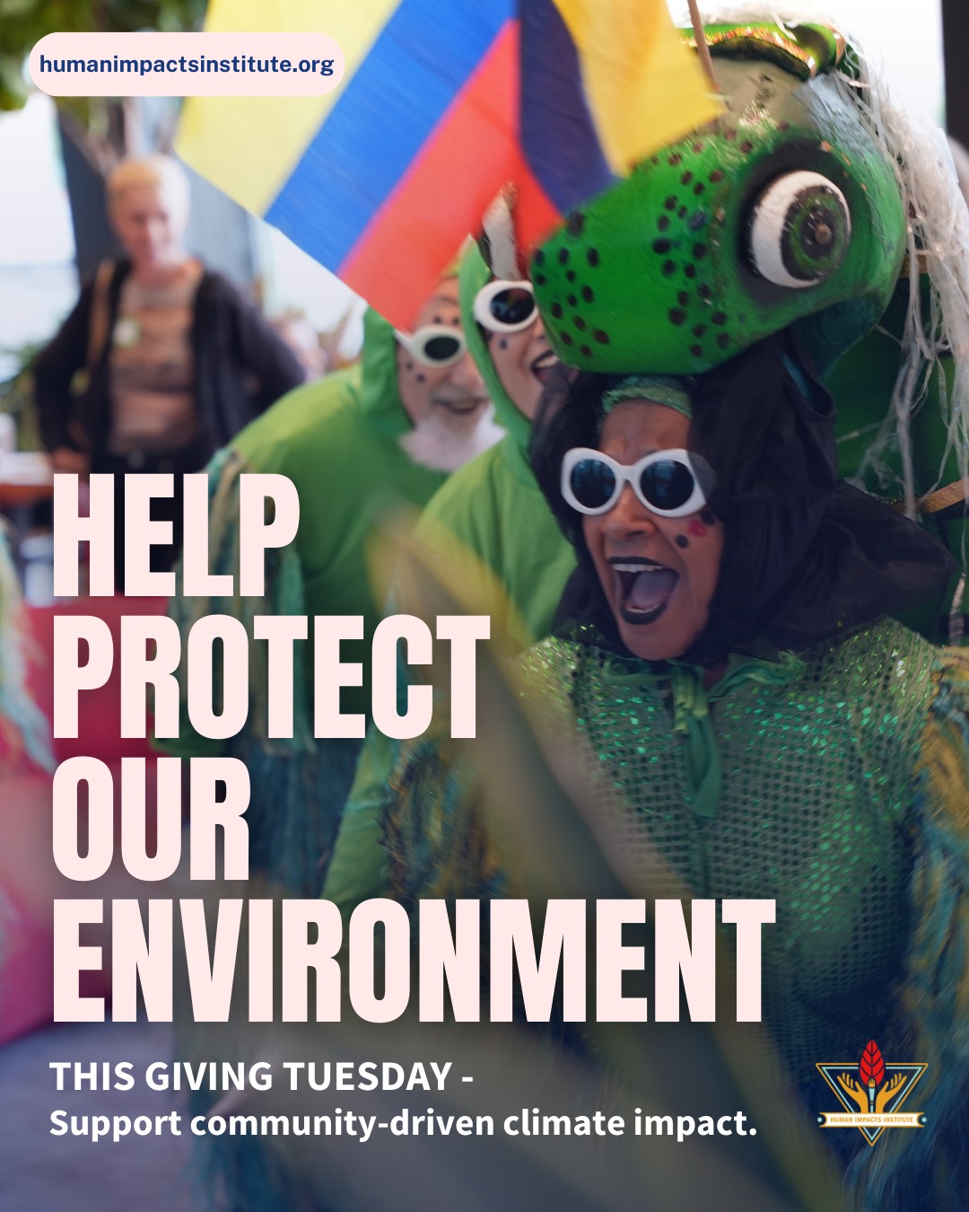 🌍 Today is Giving Tuesday!
📍DONATE VIA LINK IN BIO
Join us in empowering the next generation of climate leaders and amplifying frontline voices around the world. From our Youth Advisory Council members to Fellows in the Artivism & Amplifiers program, your support fuels innovative projects and transformative action across the Global North and South. Every donation helps turn vision into impact. Stand with us and donate to our Inspire Action, Ignite Change campaign today!
#GivingTuesday #ClimateAction #YouthLeaders #FrontlineVoices #CollectivePower #ClimateJustice #HumanImpactsInstitute #Artivism #SocialImpact