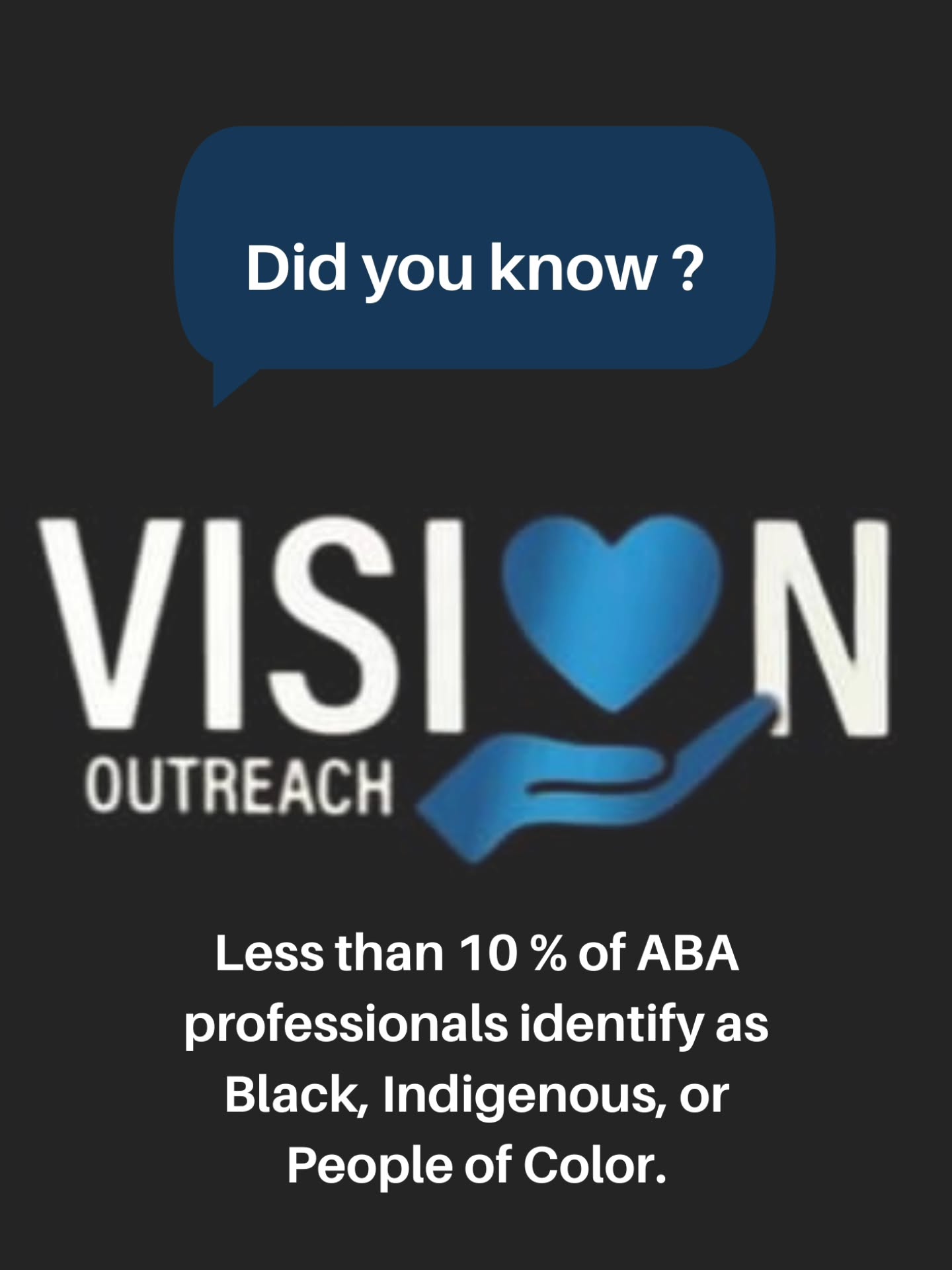 This statistic is more than a number, it impacts real children, real families, and real futures.
Let’s close the gap with education, advocacy, and community care. 💙
Share to raise awareness.
#autism #bipoc #awareness
