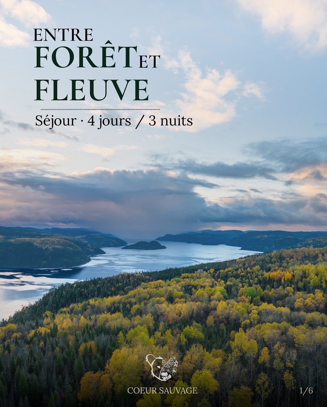 NOUVEAUTÉ 2026 - ENTRE FORÊT ET FLEUVE
4 jours / 3 nuits près de Tadoussac.
Un séjour signature qui combine ce que la Côte-Nord a de plus fort à offrir : pagayer sur des lacs miroir, explorer la forêt boréale et sa faune, rencontrer les baleines du Saint-Laurent avec @dufleuve_, puis terminer par le fjord et les bélugas, avec le confort simple et chaleureux d’un micro-chalet en bois pour vous ancrer au cœur du territoire.
Clé en main, guidée et immersive, l’expérience est conçue en petit groupe pour privilégier la qualité, la tranquillité et une approche respectueuse de la faune et des milieux.
Séjours de mai à octobre. Places limitées.
Tarifs sur demande. Lien en bio.