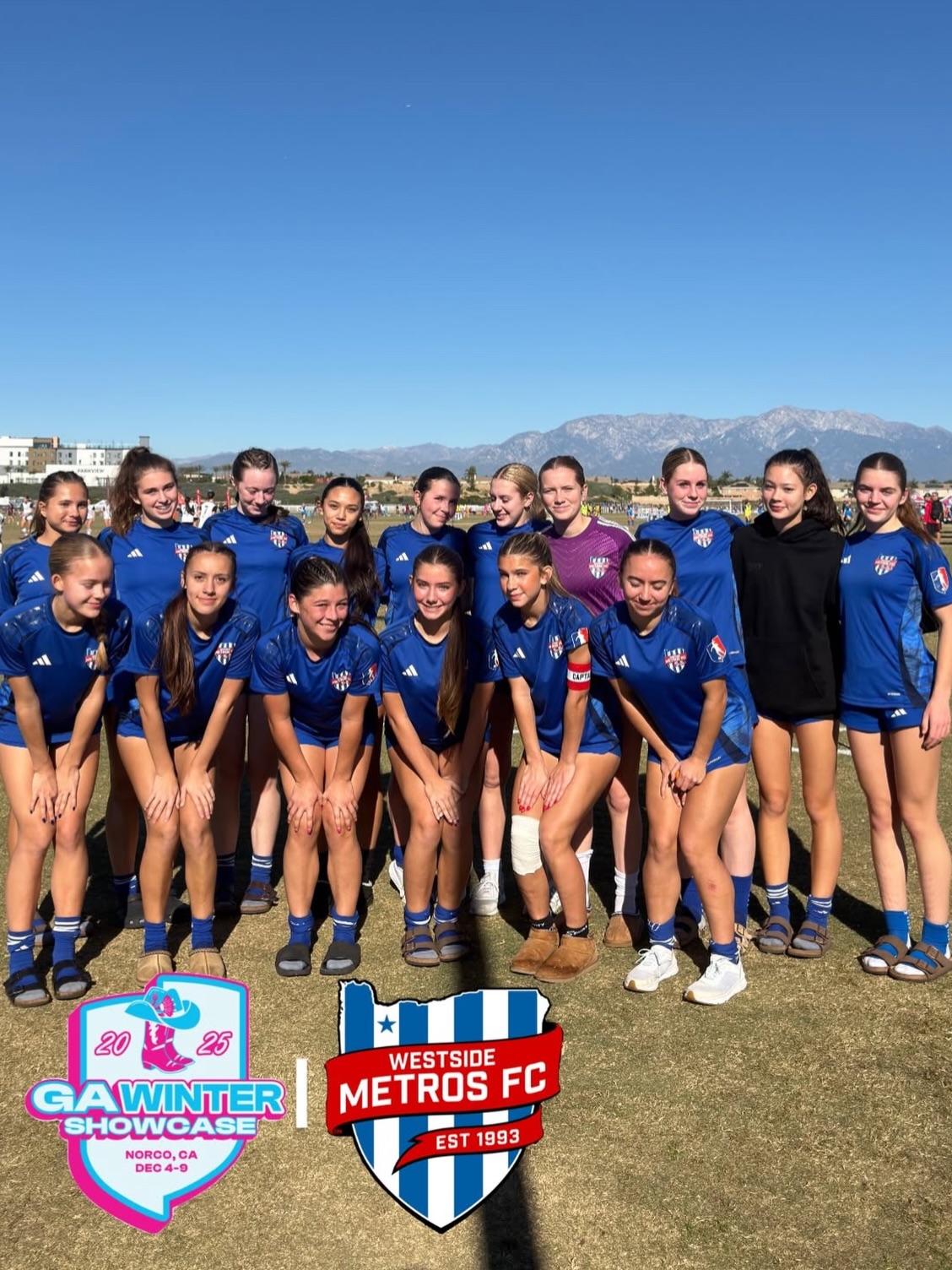 2025 Girls academy winter showcase ☀️ super great weekend excited for league play