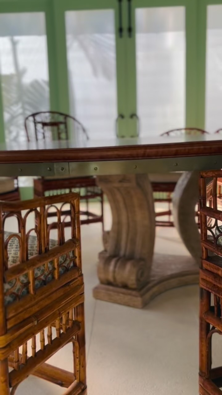 Palms swaying, breeze blowing, waves flowing, and large furniture coming into place. Harbour House, Beach House 2025.