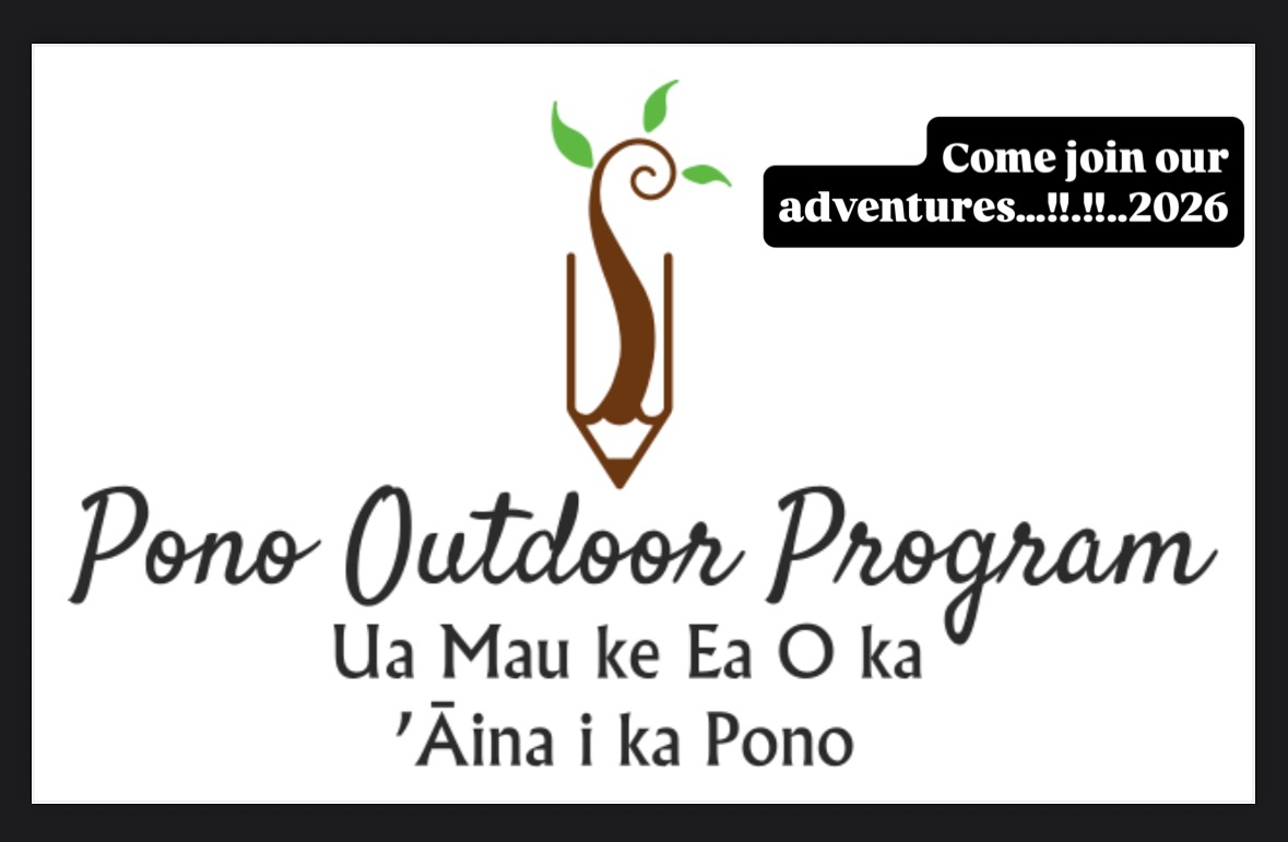 Aloha kākou,
As we welcome the approaching new year, we are grateful to open our doors once again to families interested in joining the Pono Outdoor Program beginning January 2026. We are now accepting keiki ages 6–16 who are ready to learn, explore, and grow through outdoor adventures and natural, student-led learning.
At Pono Outdoor Program, we believe that deep connection to the ʻāina is vital to the healing and empowerment of the next generation. Our keiki learn pono farming practices, primitive skills, safety in the wild, positive and effective communication, and the understanding that every moment in life is a lesson.
We offer a 5-day-a-week educational program, running Monday–Thursday from 9:00am–2:00pm and Fridays from 9:00am–1:00pm. Our learning is fully nomadic, immersive, and adventure-based, giving students the freedom to explore, discover, and grow in nature every day.
Students will experience:
🌱 Cultural ethics and the language of the ʻāina (ʻŌlelo)
🌿 Understanding the ahupuaʻa system
🤝 Community-based learning—mālama farms, foraging hikes, and exploring sacred caves
📚 Hawaiian history and indigenous knowledge
💬 Communication skills that build leadership and confidence
✨ Opportunities that strengthen independence, critical thinking, resilience, and a sense of purpose
If you feel called to reconnect your keiki to the land, to their identity, and to the beauty of learning naturally, we invite you to explore more.
Begin your enrollment journey at:
ponooutdoorprogram.org/enroll.
Set up a short interview and start the process of joining our Pono ʻohana.
Supporting our reconnection—one adventure at a time.
#mauihomeschoolcommunity #mauihomeschooling #unschoolingmaui #ponooutdoorprogram #educationalfreedommaui #outdoorlearningenvironment #classwithoutwalls #keepkeikiactive #rainorshine #funlearning