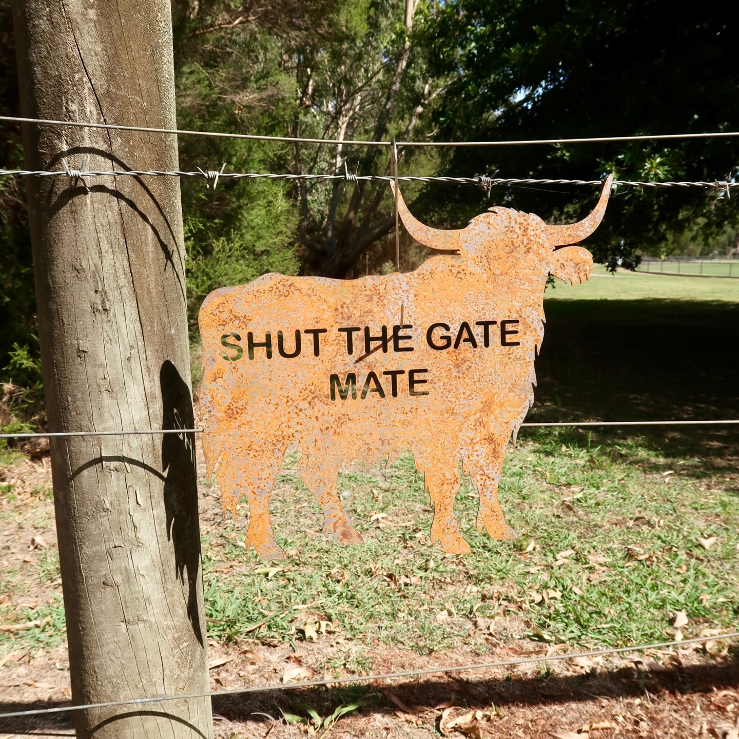 Whether it’s fur, feathers, or farmyard friends, Santa 🎅🏼 (aka us 😉) has gifts for lovers of all critters, big and small... including these ‘gentle reminders’ (his words not ours 🤣) sent out to a local farmer to help keep his animals (and forgetful humans) in line around the property.
#miacooperandco #farmlife #metalgardenart #metalwork #propertysignage #housesign #custommade #petgifts