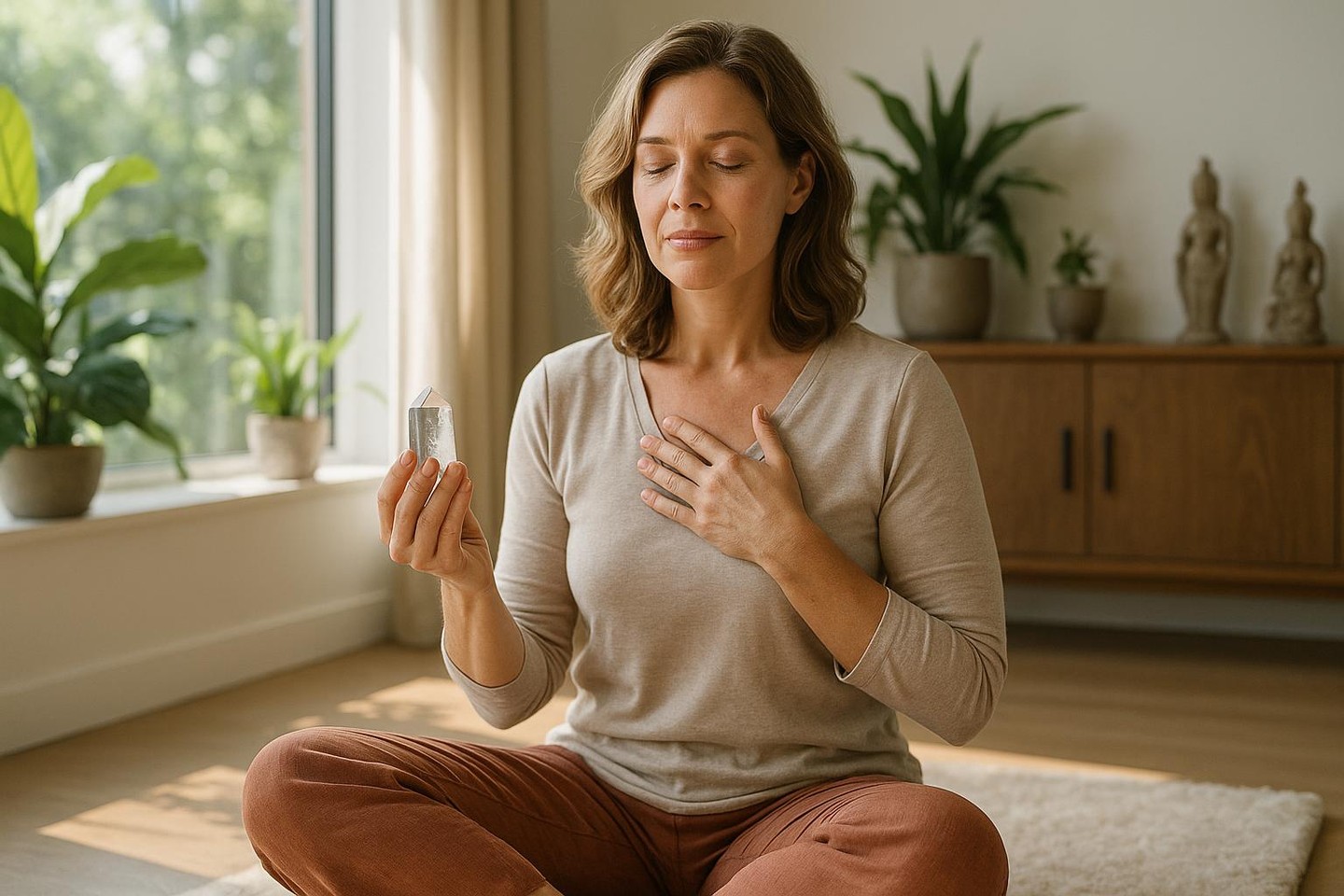 What does it feel like to truly honor your inner wisdom? Imagine a quiet morning, sunlight warming your space as you sit in gentle meditation, crystal in hand, feeling your heart open to new possibilities. This is the sacred pause where self-worth takes root and confidence blossoms—where the divine feminine within is remembered, not just imagined. You are meant to feel at home in your own soul.
Share how you nurture your spirit below, or tag a friend who inspires you to embrace your authentic self. Ready for deeper connection? DM us to learn more about our soul-deep coaching and community.
#DivineFeminine #SoulfulLiving #CrystalHealing #GoddessEnergy #MindfulMoments #EmpoweredWomen #SacredSelfCare #EnergyHealing #SpiritualGrowth