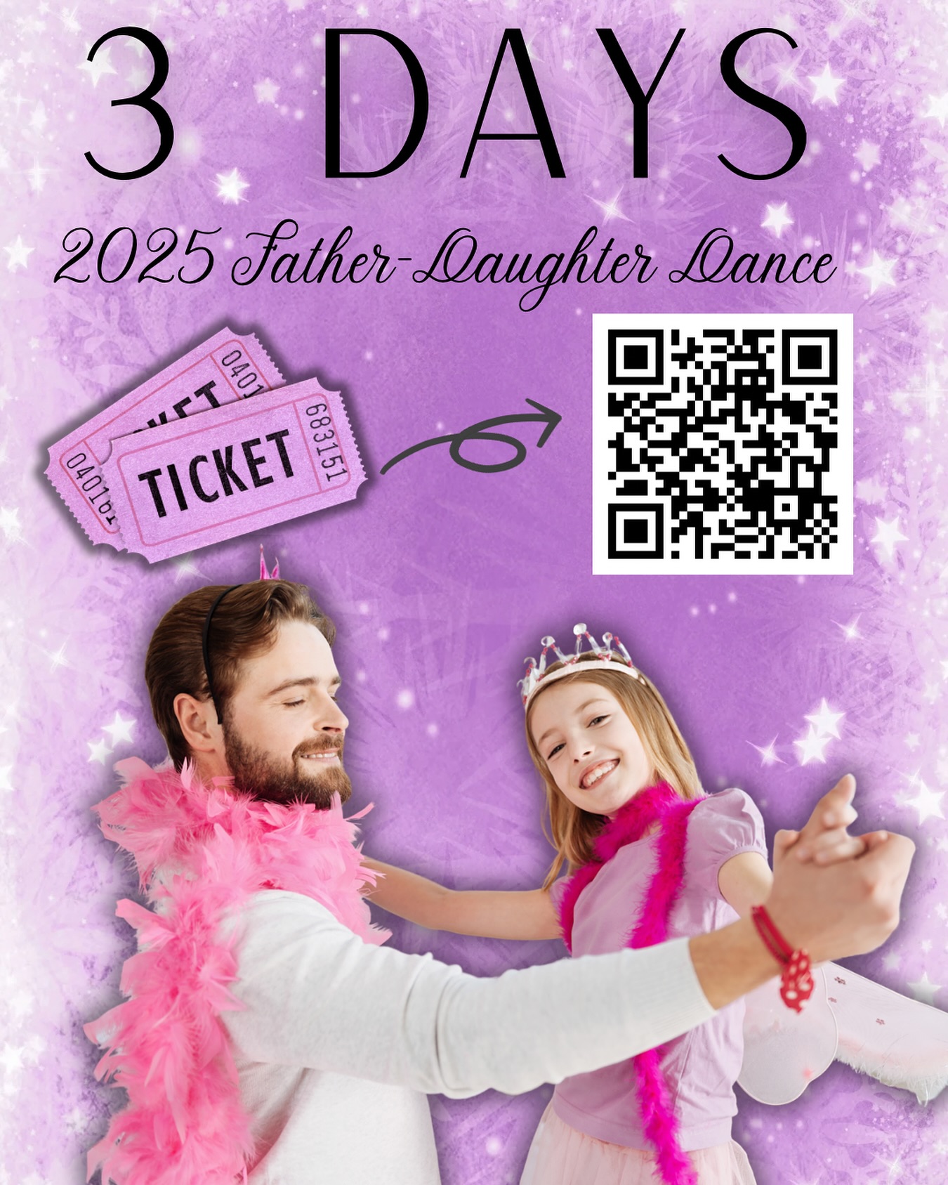 Only 3 days to go!
We’re counting down to a magical night filled with dancing, laughter, and unforgettable memories. 💜✨ Make sure to grab your tickets before they’re gone!