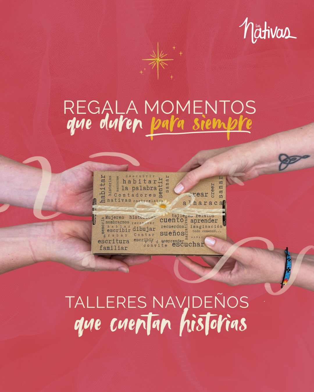 ¿Ya sabes qué regalar esta navidad?
Lo estuvimos pensando y tenemos varias ideas:
✍🏻Escribe tus memorias familiares en el taller Habitar la palabra
🗺️Crea el mapa que guíe tus propósitos para el 2026, o
📄Diseña tu Hoja de vida o CV en Canva
Prepárate para el nuevo año y regala momentos que duren para siempre, comparte talleres que cuentan historias.
