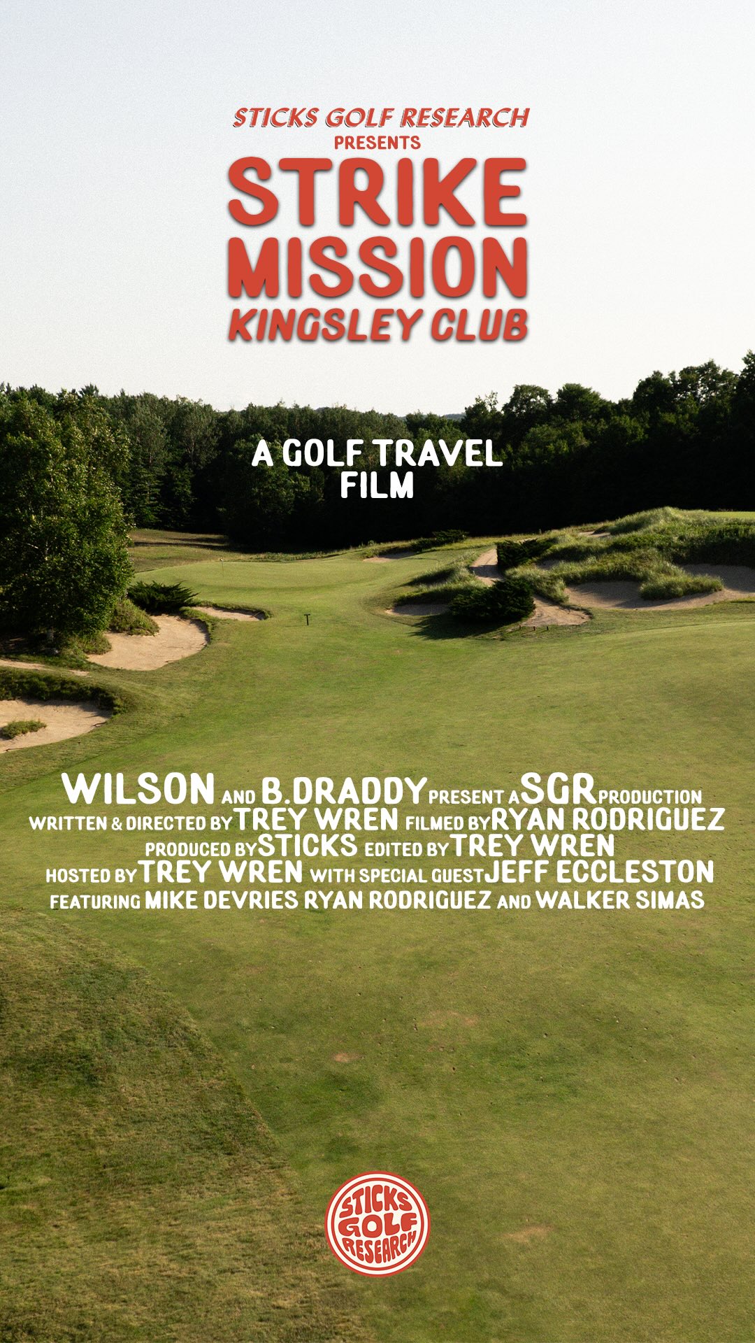 Coming to your screens tomorrow is our latest episode of Strike Mission. We explore the Michigan coast, drive through the woods, and return to one of the best golf courses in the state. How good can a golf trip with friends be ? This good.