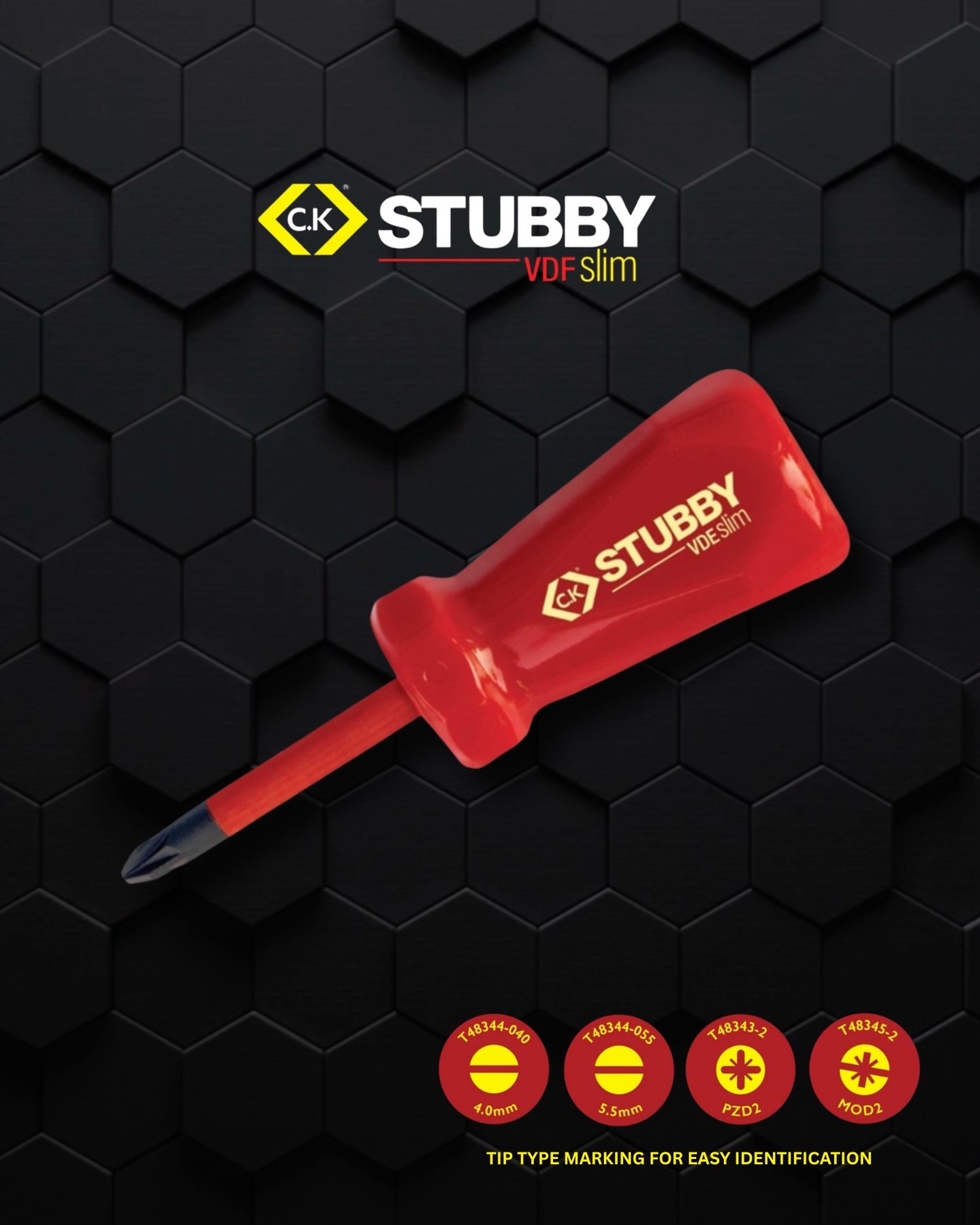 It's not big, but it's clever! 🫡
The Stubby VDE Slim Screwdriver Set packs slim blades for recessed screws, full VDE protection, anti-roll flats, and premium German-made durability.
Proof that small can still mean business 💪