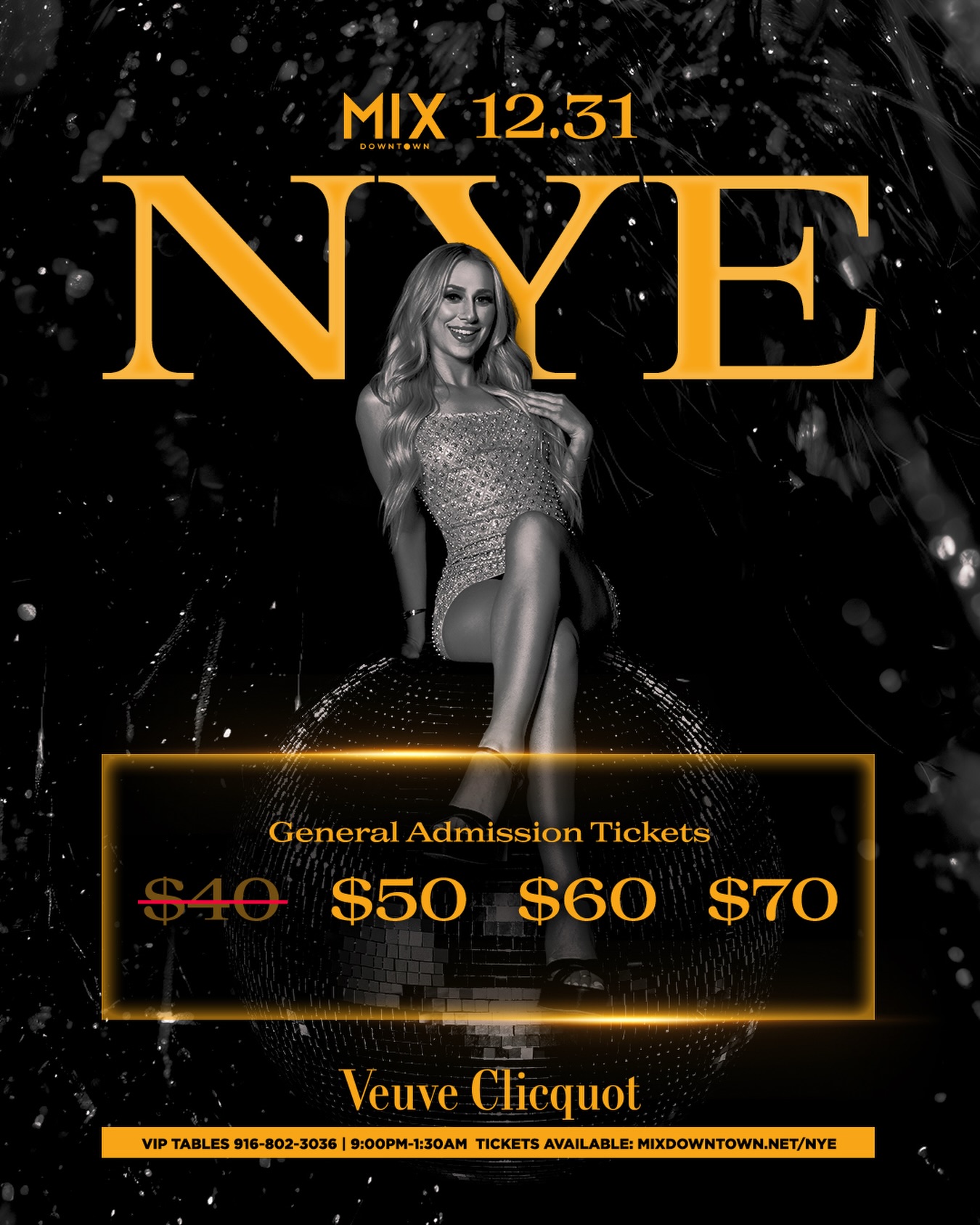 our first tier of nye ga tickets is officially gone! grab your tickets asap before prices go up ....