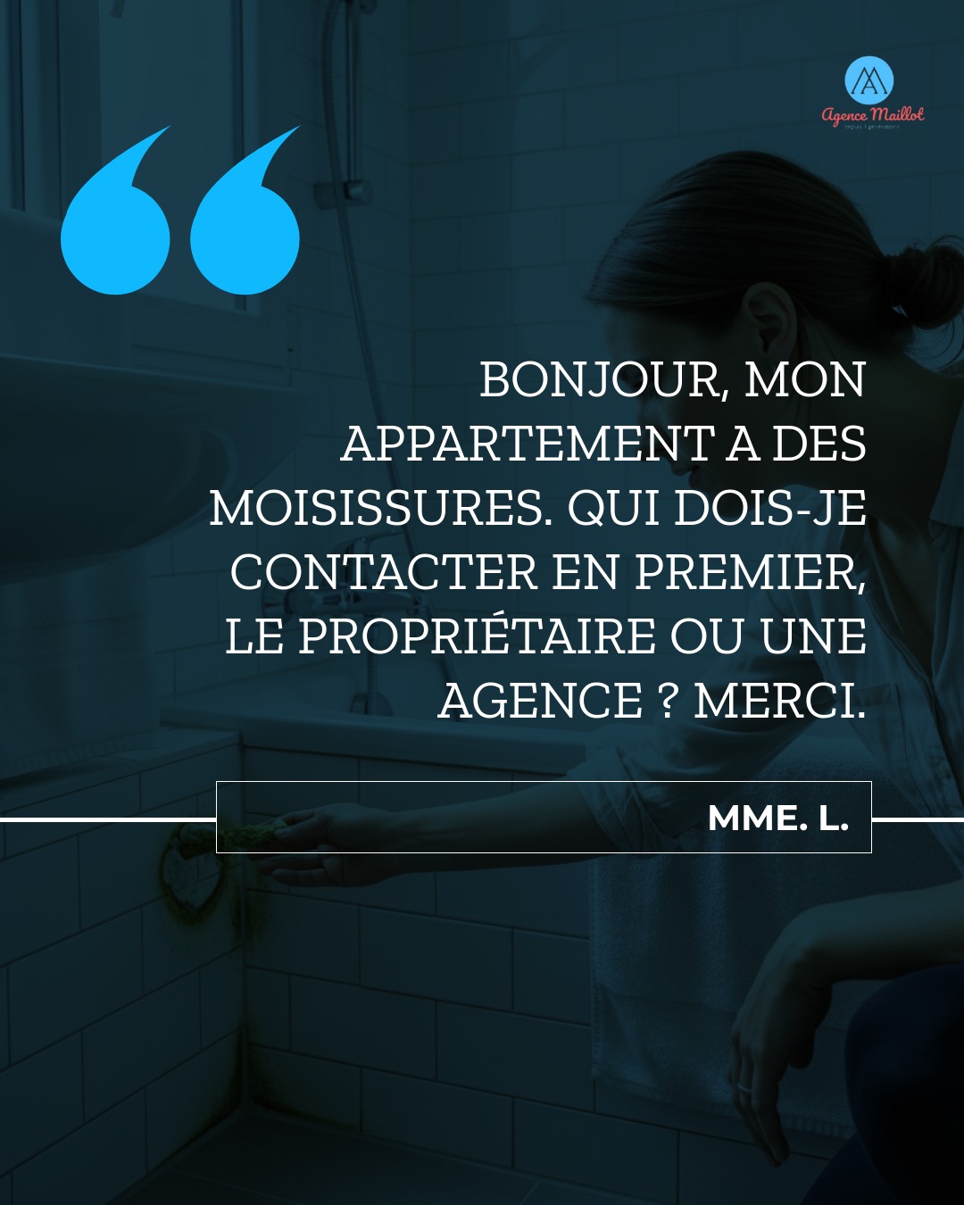 Les moisissures peuvent rapidement transformer un appartement en cauchemar pour ses occupants. 📝
Mais que faire lorsque ces indésirables apparaissent chez vous ? 🤔
La première étape est d'identifier la source du problème. Si les moisissures sont dues à des défauts structurels, comme une mauvaise isolation ou une ventilation insuffisante, c'est au propriétaire d'intervenir. En revanche, si elles résultent d'un manque d'entretien, le locataire doit prendre les mesures nécessaires.
Alors, qui contacter en premier ? Le propriétaire est votre interlocuteur principal. En cas d'inaction, des recours existent : contacter l'ADIL, l'ARS ou même saisir le tribunal pour obtenir réparation.
En agissant rapidement, vous protégez votre santé et celle de votre logement. Prenez les devants et assurez-vous que votre espace reste sain et agréable à vivre. 🏡
#Moisissure #LogementSain #ResponsabilitéLocative
#agencemaillot