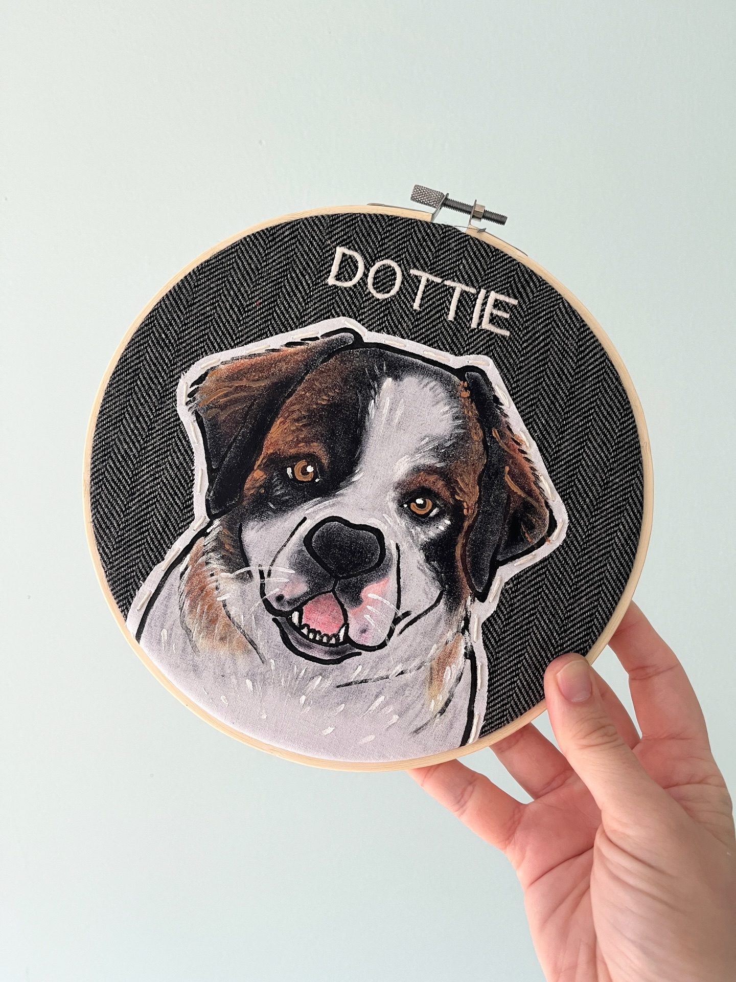 This was a fun one to make! Cutest dog ever or cutest dog ever - amiright?
Just a reminder we've got one more week open for holiday orders of custom pet portraits!!!