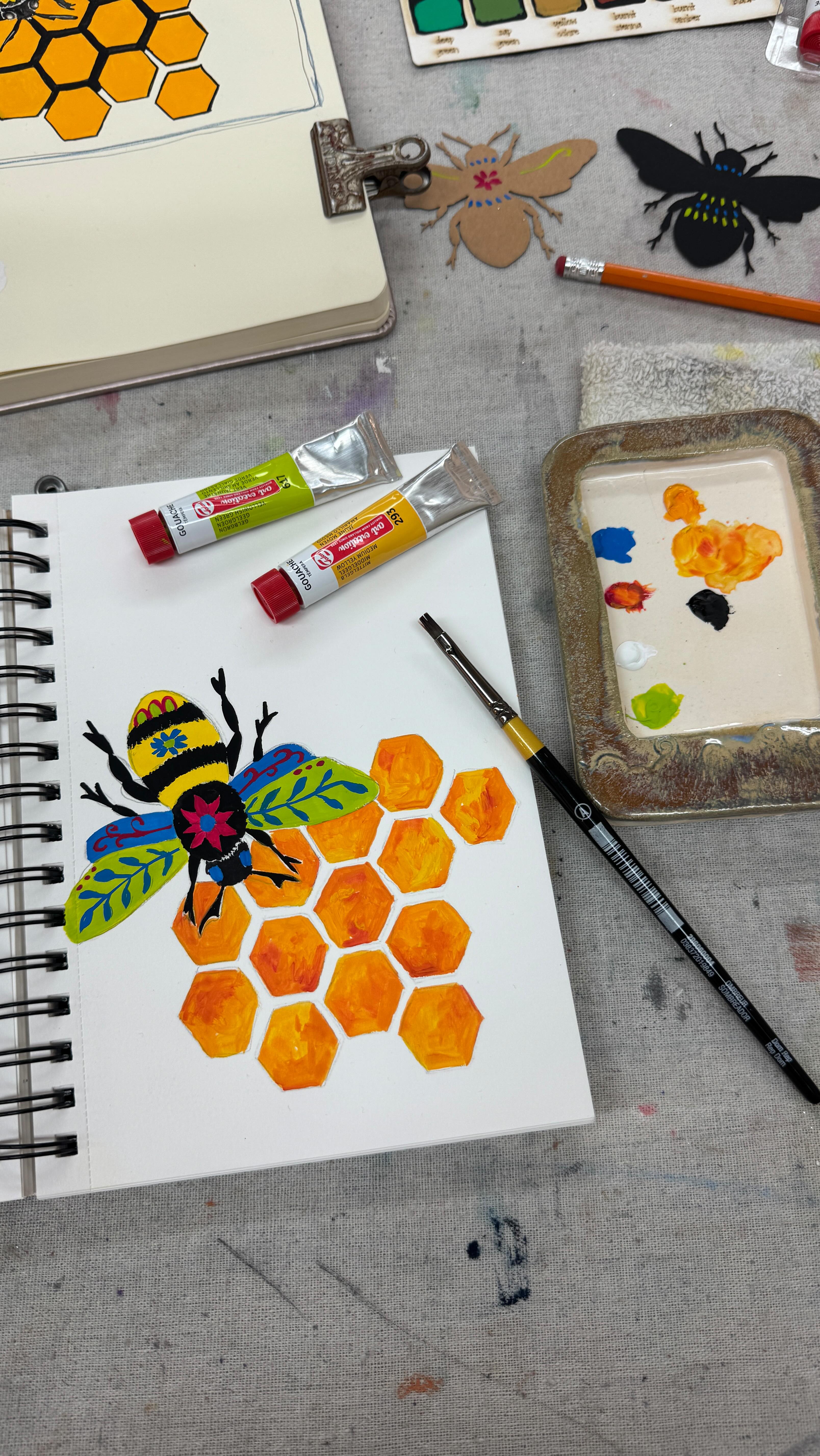 Gouache Demo at @artsupplywarehouse for @royaltalensna!
Gouache is such an amazing medium! I love it.
Thank you for painting with me!
#gouache #royaltalens #beepainting