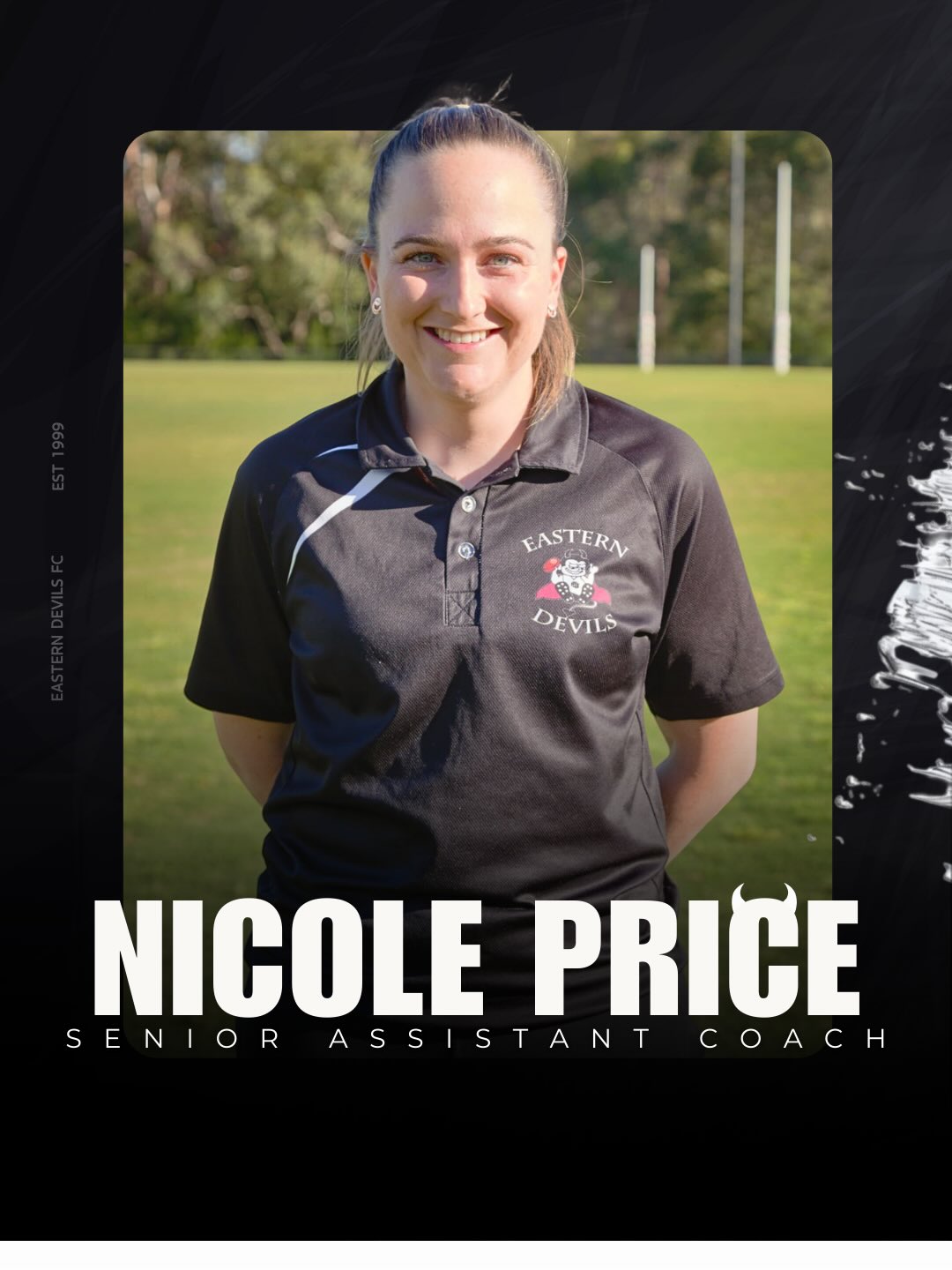 Hey guys, it’s Nicole 👋🏻
Nonga has officially joined our coaching crew for the upcoming season; all while continuing to pull on the boots.
Her knowledge, leadership and lived experience bring a whole new layer to our coaching unit and we couldn’t be more excited to have her step into this dual role.
Next, say hello to Arnie. New to the team but no stranger to the game. Arnie has spent recent years on the sidelines as a devoted spectator and long-time lover of The Devils.
Now; and might we say… finally - he’s joined the coaching ranks 🙌🏻
His passion, perspective, and long-standing commitment to the club make him a natural fit for the role.
Rounding out the additions, Kaelan. The newest member of our brains trust. With a sharp eye for detail and a genuine passion for football and player development, especially in the W space; he is fast becoming a fan favourite within The Devil’s cohort.
Despite being early on in his career, Kaelan boasts an impressive resume: he is involved with Coates Talent League club, Sandringham Dragons and is the face behind @kaelanlazaro_aflcoaching (highly sought after 1:1 private clinics). We can’t wait to see how his expertise helps shape our next chapter.
And finally, A-A-RON goes around again; hungrier than ever. With pure grit and determination leading the way, we’re in great hands for the year ahead!
Let’s bring the blaze 🔥