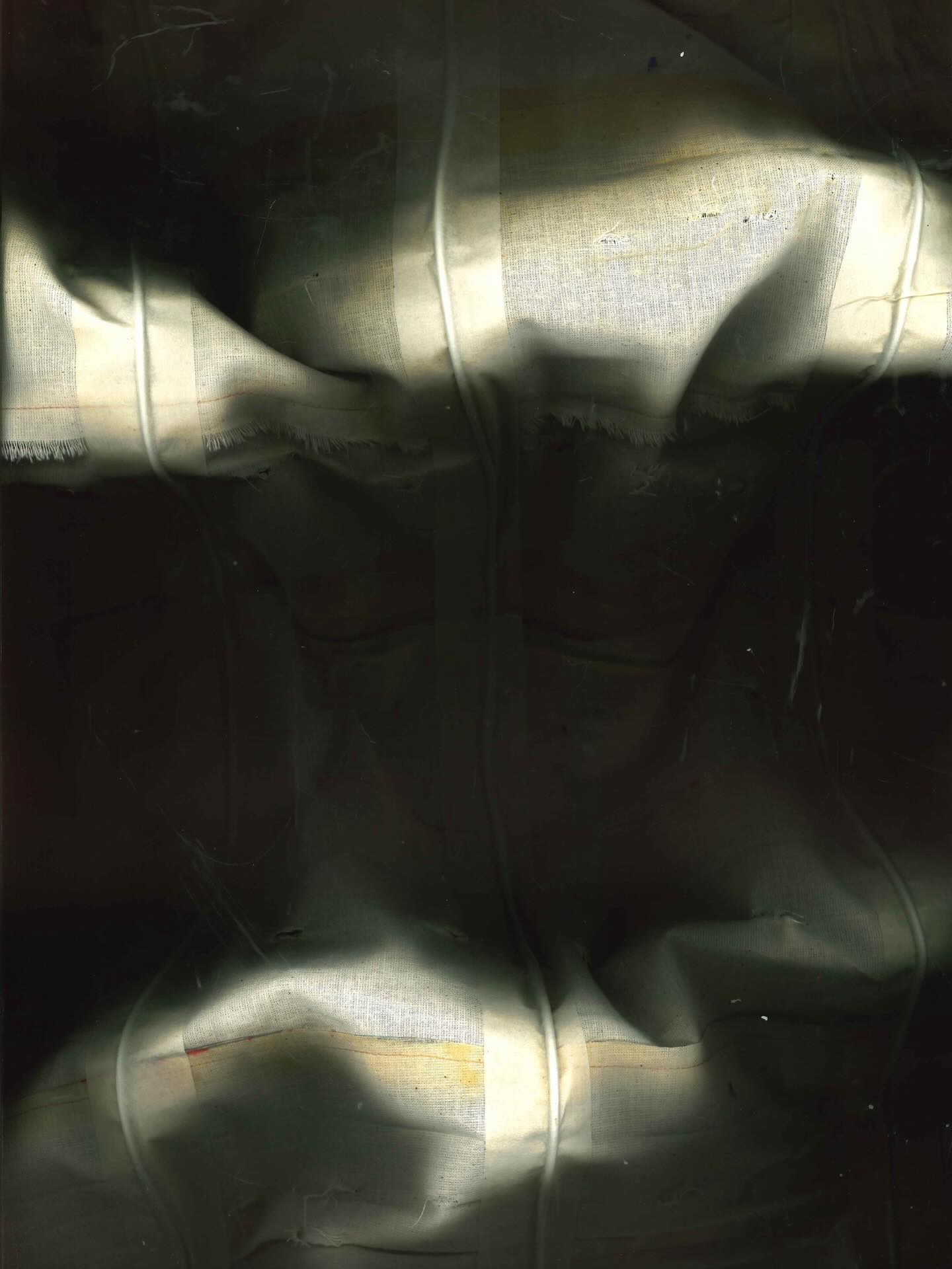 Scanned in image of my textile sculpture. I’ve been loving realising new images through this way of working. This one reminds me of a body.