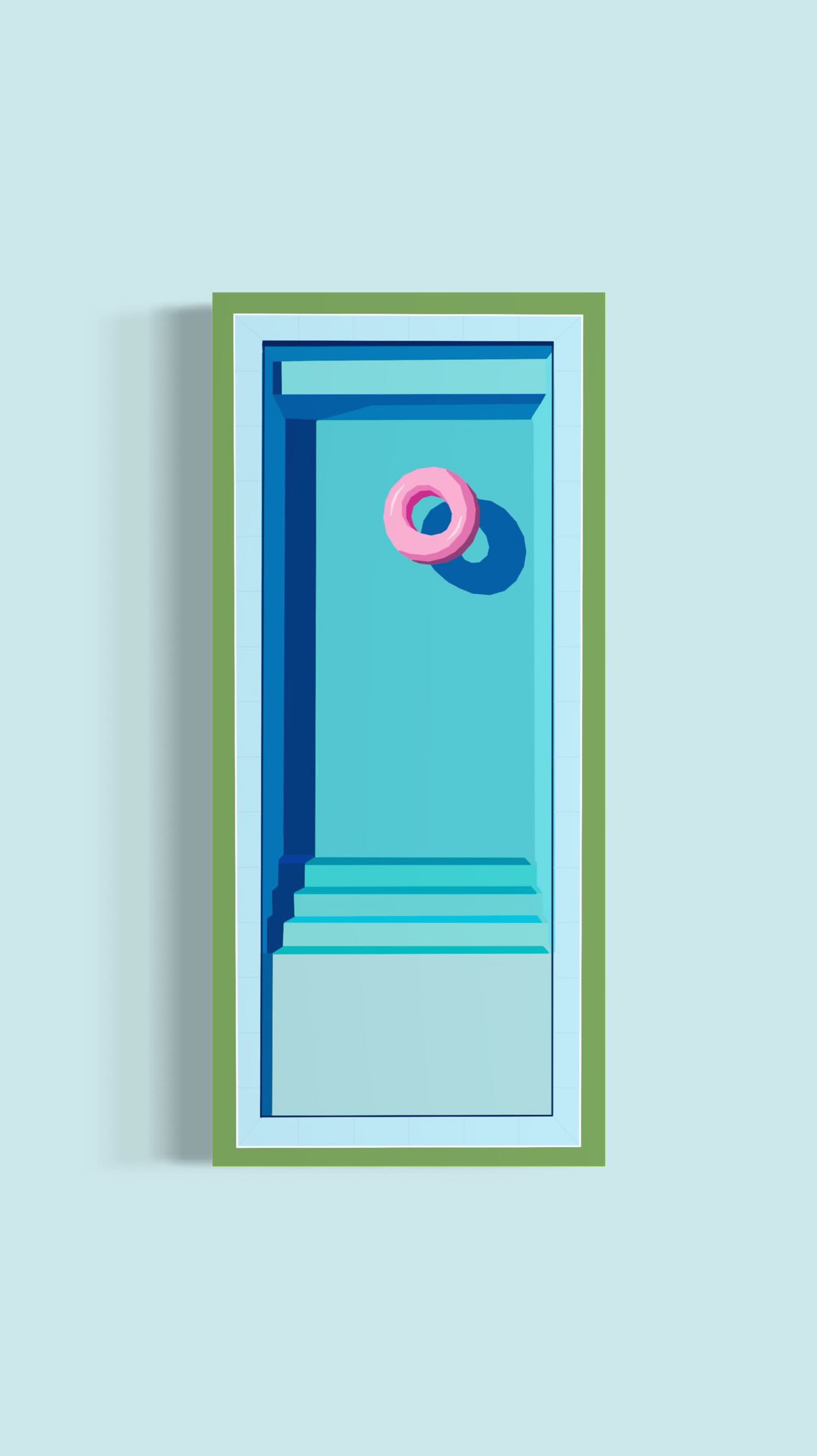 “Pink Lemonade”; in the making…
The smallest details are sometimes the most exciting. I couldn’t wait to work on this little tube, yet I left it to the very end.
Happy that this piece has found a new home in New York:
Pink Lemonade
2025
Acrylic on Birch Panel
15” x 30”
Sold