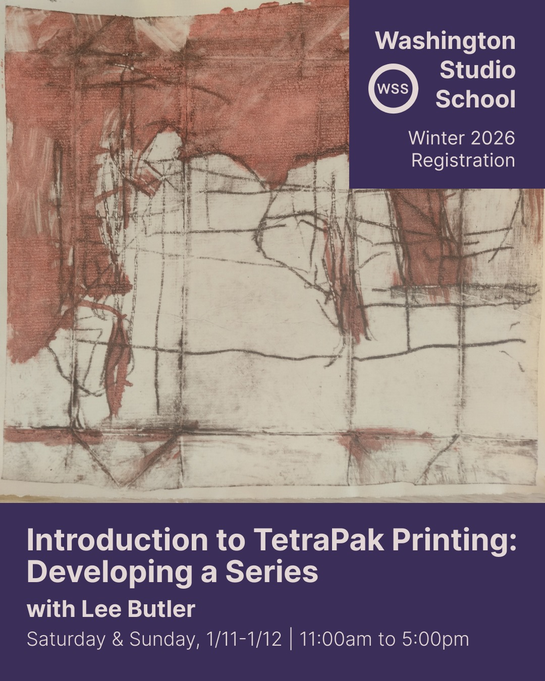 ๐๐๐๐๐๐๐๐ ๐๐๐๐๐๐๐๐ ๐/๐๐-๐/๐๐:โฃโฃ
๐๐ฏ๐ต๐ณ๐ฐ๐ฅ๐ถ๐ค๐ต๐ช๐ฐ๐ฏ ๐ต๐ฐ ๐๐ฆ๐ต๐ณ๐ข๐๐ข๐ฌ ๐๐ณ๐ช๐ฏ๐ต๐ช๐ฏ๐จ: ๐๐ฆ๐ท๐ฆ๐ญ๐ฐ๐ฑ๐ช๐ฏ๐จ ๐ข ๐ด๐ฆ๐ณ๐ช๐ฆ๐ด โป๏ธโฃโฃ
โฃโฃโฃ
Led by Lee Butler, graduate of the WSS Master Certificate Program and two-time board member, this ๐ญ๐ฐ๐จ-๐๐๐ฒ ๐ฐ๐จ๐ซ๐ค๐ฌ๐ก๐จ๐ฉ explores the environmentally friendly practice of ๐ญ๐ซ๐๐ง๐ฌ๐๐จ๐ซ๐ฆ๐ข๐ง๐ ๐ซ๐๐๐ฒ๐๐ฅ๐๐ ๐๐๐ญ๐ซ๐๐๐๐ค ๐๐๐ซ๐ญ๐จ๐ง๐ฌ ๐ข๐ง๐ญ๐จ ๐ฏ๐๐ซ๐ฌ๐๐ญ๐ข๐ฅ๐ ๐ฉ๐ซ๐ข๐ง๐ญ๐ฆ๐๐ค๐ข๐ง๐ ๐ฉ๐ฅ๐๐ญ๐๐ฌ, offering both convenience and low-cost accessibility. Students will learn how a single composition can generate a wide range of creative variations through different inking, wiping, and printing methods. While the class uses a press, all techniques can be easily adapted for at-home studios, making this process both ๐ฉ๐ซ๐๐๐ญ๐ข๐๐๐ฅ and ๐ฌ๐ฎ๐ฌ๐ญ๐๐ข๐ง๐๐๐ฅ๐.โฃโฃ
โฃโฃ
๐๐ง๐ญ๐ซ๐จ๐๐ฎ๐๐ญ๐ข๐จ๐ง ๐ญ๐จ ๐๐๐ญ๐ซ๐๐ฉ๐๐ค ๐๐ซ๐ข๐ง๐ญ๐ข๐ง๐ : ๐๐๐ฏ๐๐ฅ๐จ๐ฉ๐ข๐ง๐ ๐ ๐๐๐ซ๐ข๐๐ฌโฃโฃ
Saturday and Sunday | January 10 & 11โฃโฃ
10:00am to 5:00pmโฃโฃ
โฃโฃ
๐๐ฅ๐ข๐๐ค ๐ญ๐ก๐ ๐ฅ๐ข๐ง๐ค ๐ข๐ง ๐๐ข๐จ ๐ญ๐จ ๐ซ๐๐ ๐ข๐ฌ๐ญ๐๐ซ! ๐๐ข๐ฆ๐ข๐ญ๐๐ ๐ฌ๐ฉ๐จ๐ญ๐ฌ ๐๐ซ๐ ๐๐ฏ๐๐ข๐ฅ๐๐๐ฅ๐.โฃโฃ
.โฃโฃ
.โฃโฃ
#WashingtonStudioSchool #DCArts #VAArts #MDArts #Gesso #CanvasPrep #PaintingClasses #DCArtClasses #DrawingClasses #OilPainting #AcrylicPainting #TetraPak #EcoPrintmaking #EcoArt